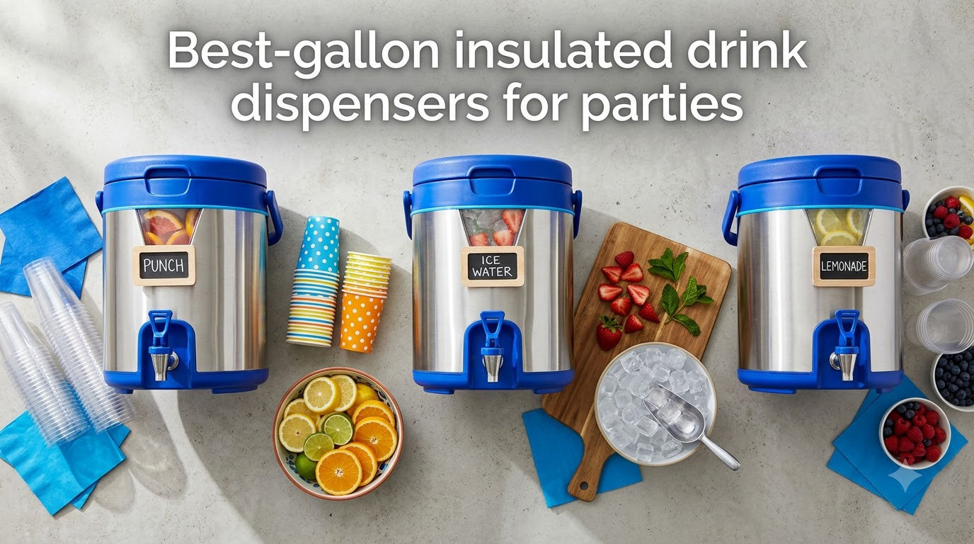 Best 5-gallon insulated drink dispensers for parties