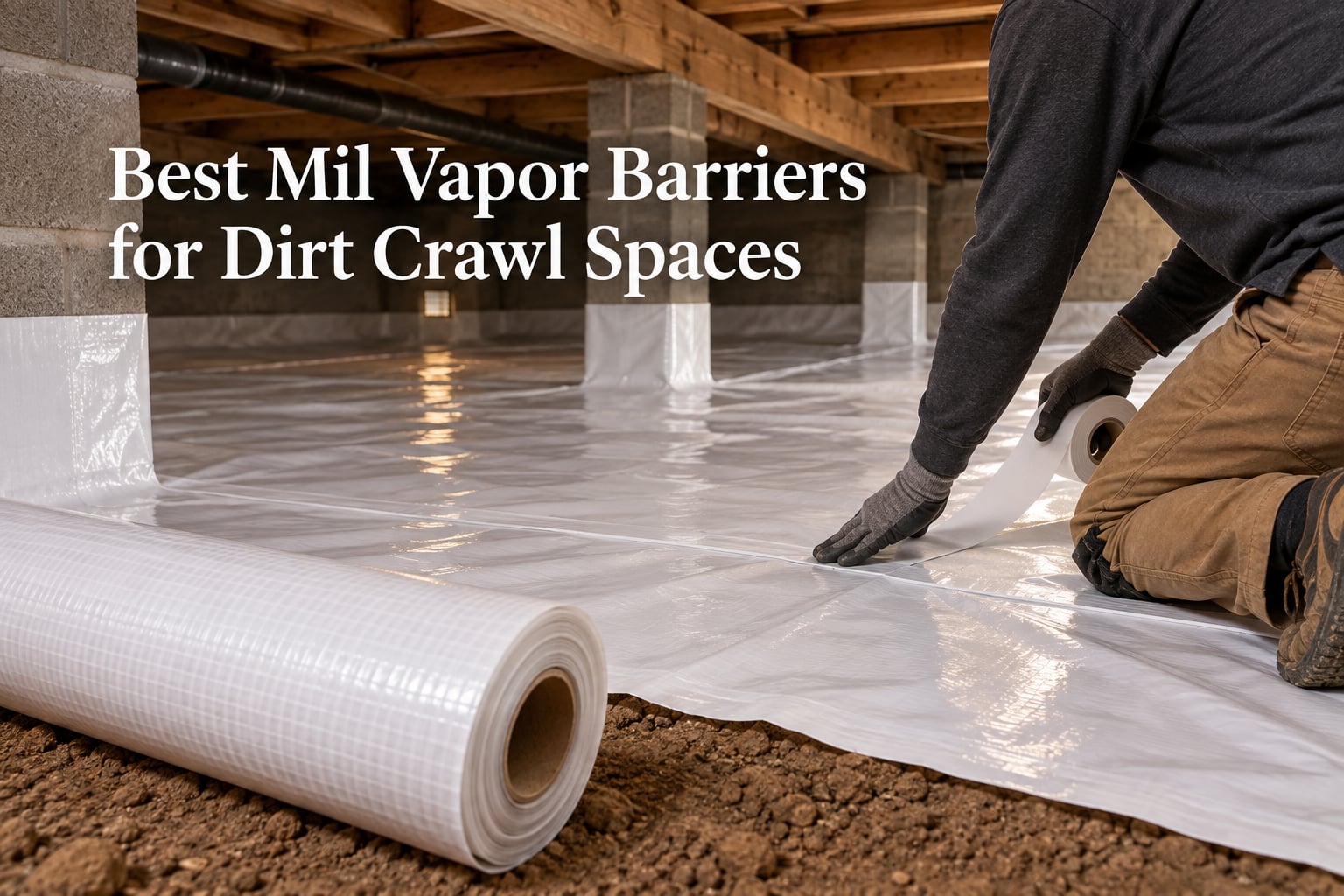 Best 20 Mil Vapor Barriers for Dirt Crawl Spaces