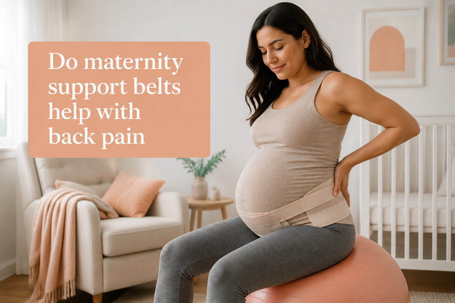 Do maternity support belts help with back pain