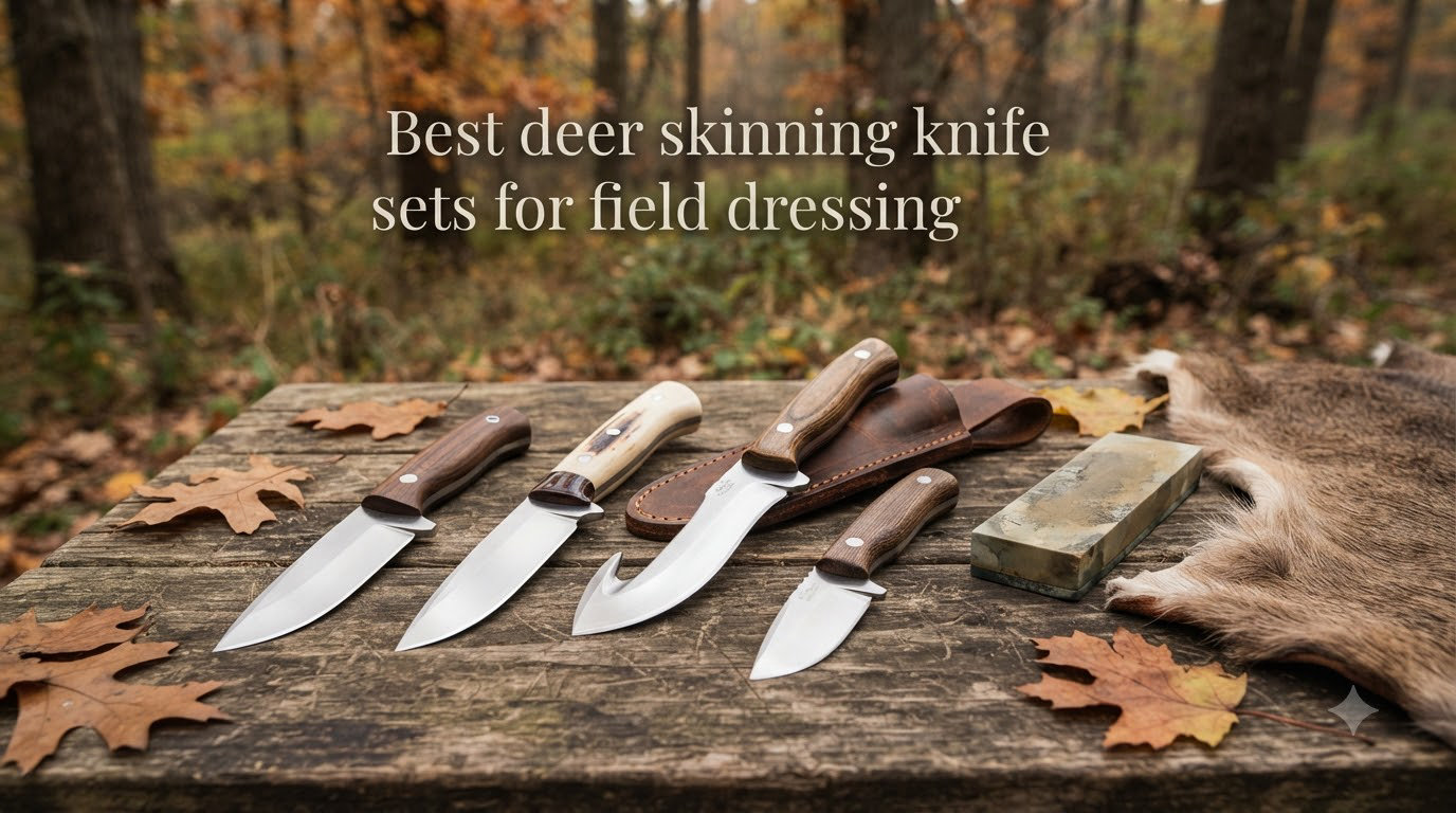 Best deer skinning knife sets for field dressing