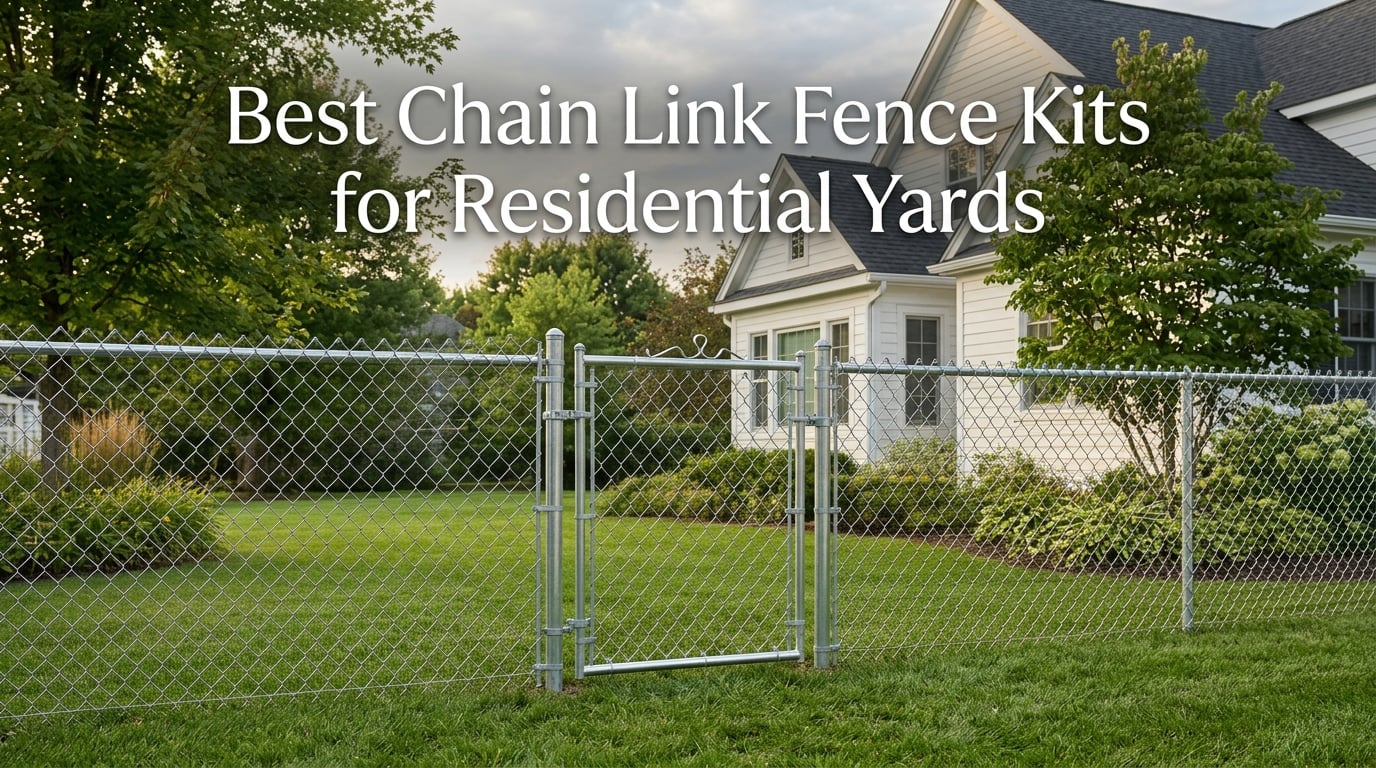 Best Chain Link Fence Kits for Residential Yards