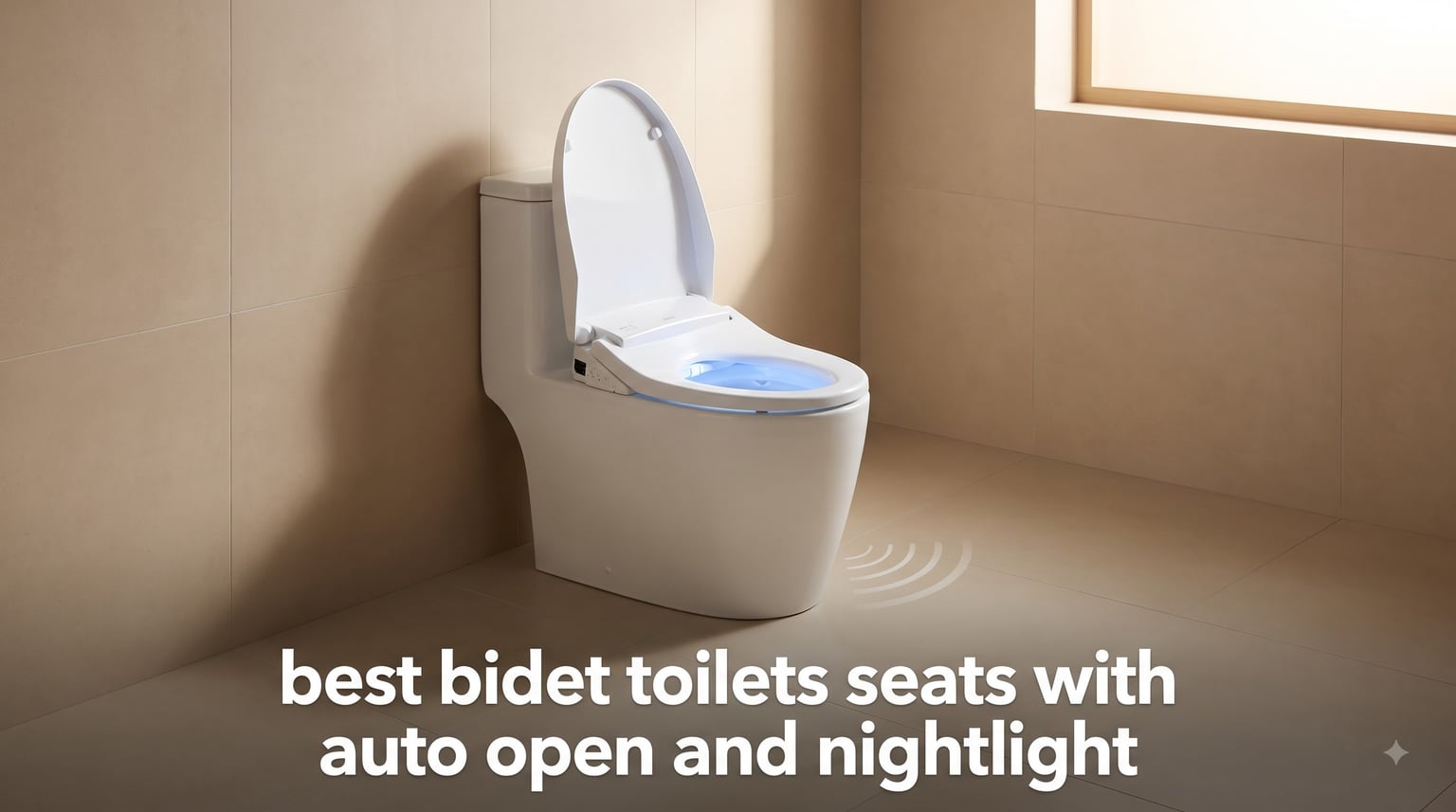 best bidet toilets seats with auto open and nightlight