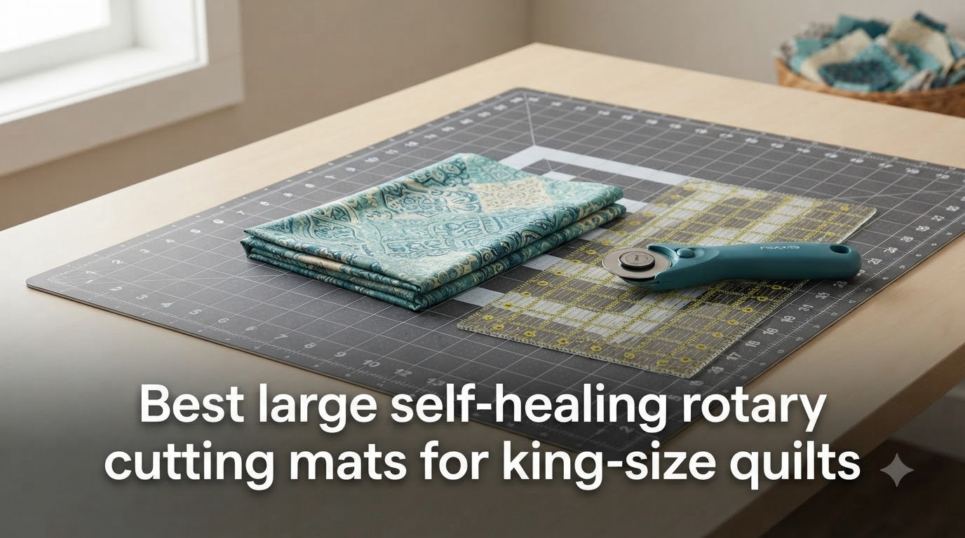 Best large self-healing rotary cutting mats for king-size quilts
