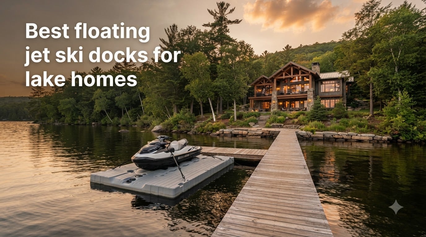 Best floating jet ski docks for lake homes