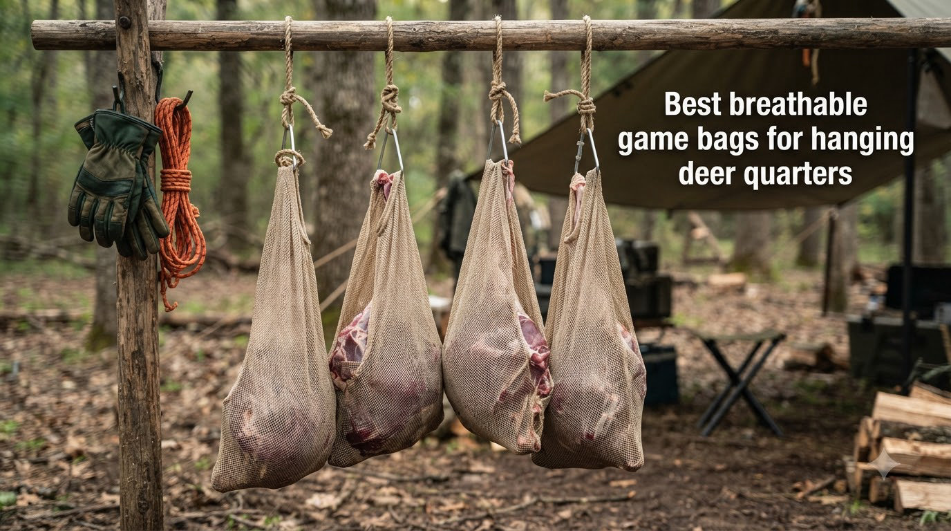 Best breathable game bags for hanging deer quarters