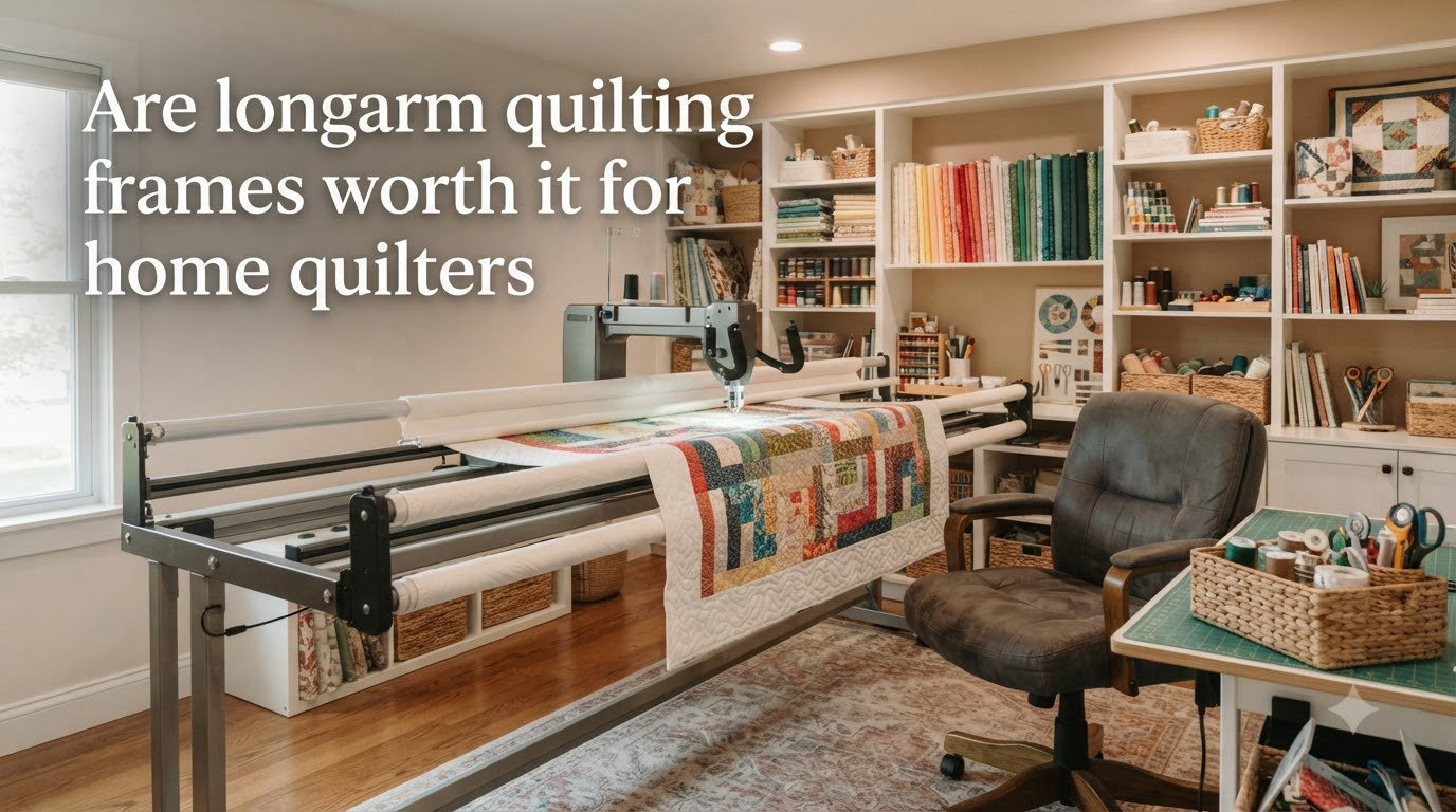 Are longarm quilting frames worth it for home quilters