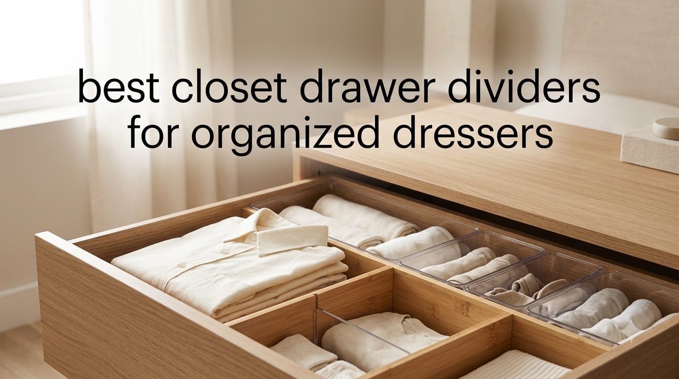 best closet drawer dividers for organized dressers