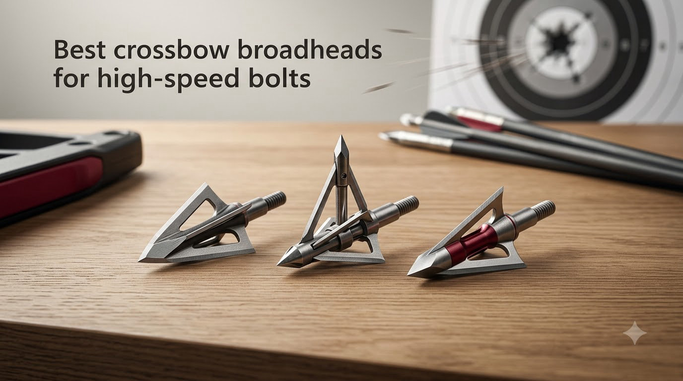 Best crossbow broadheads for high-speed bolts