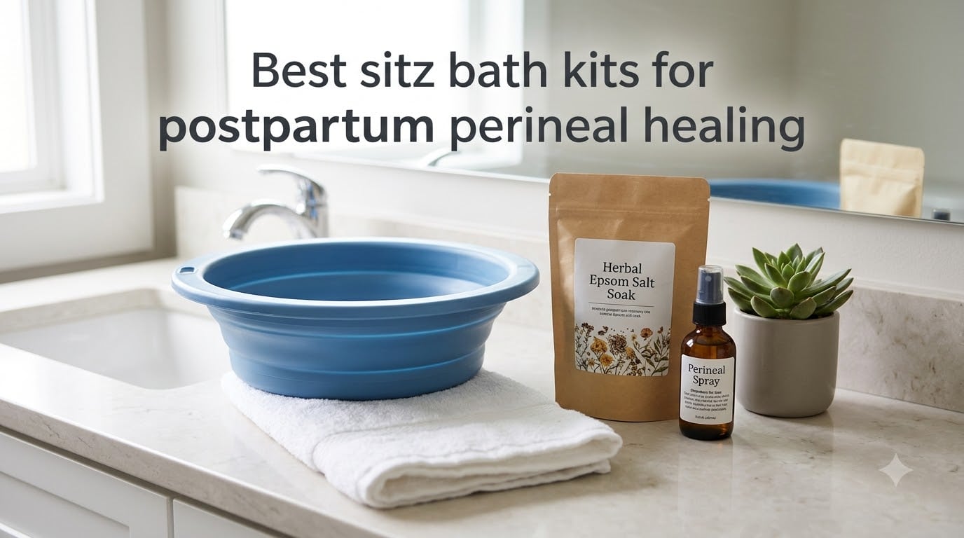 Best sitz bath kits for postpartum perineal healing