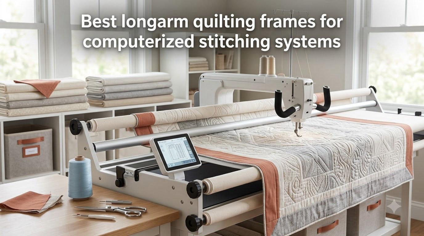 Best longarm quilting frames for computerized stitching systems