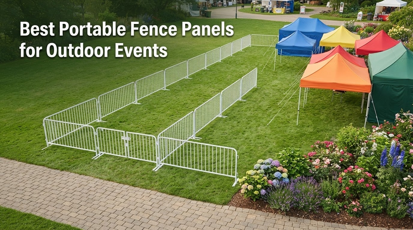 Best Portable Fence Panels for Outdoor Events