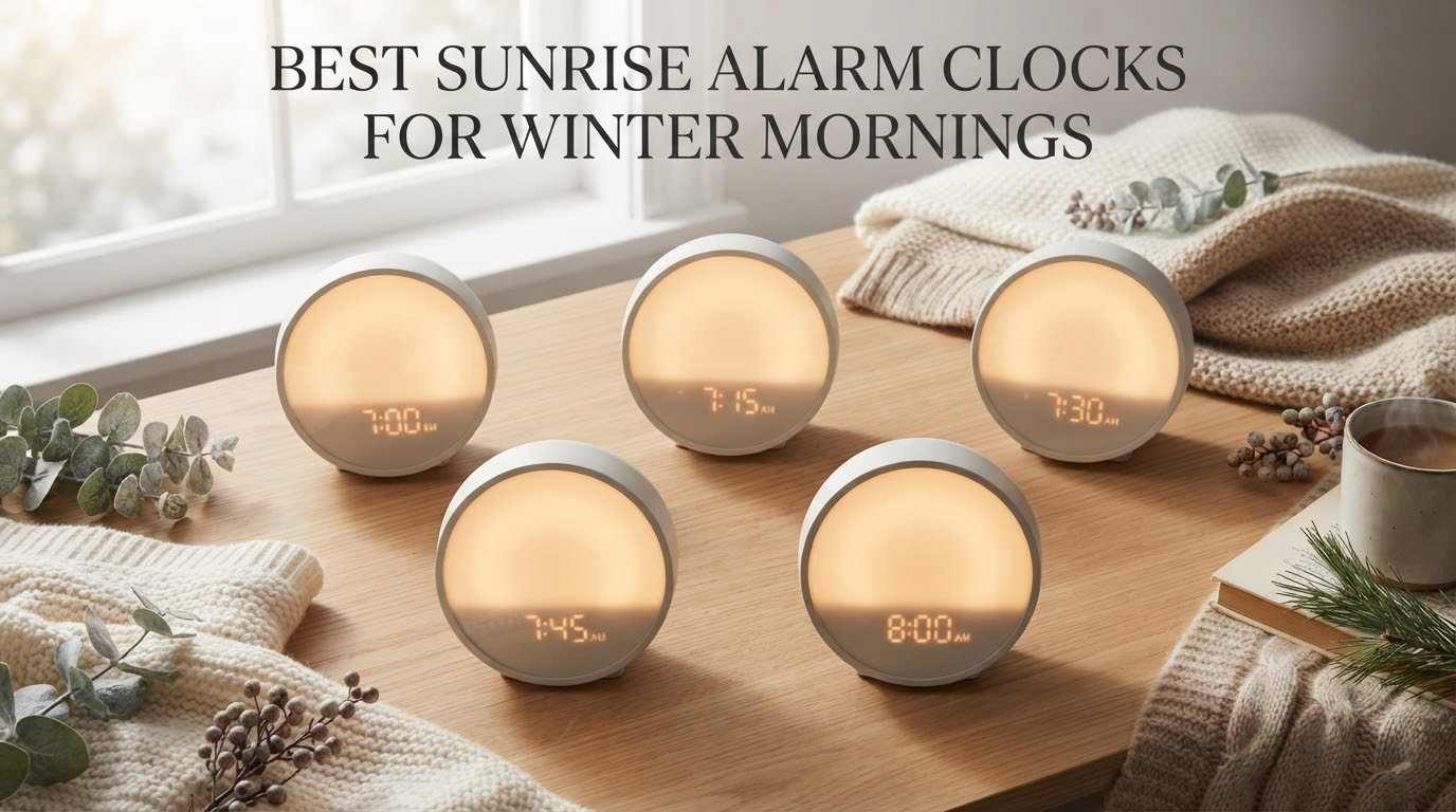 best sunrise alarm clocks for winter mornings