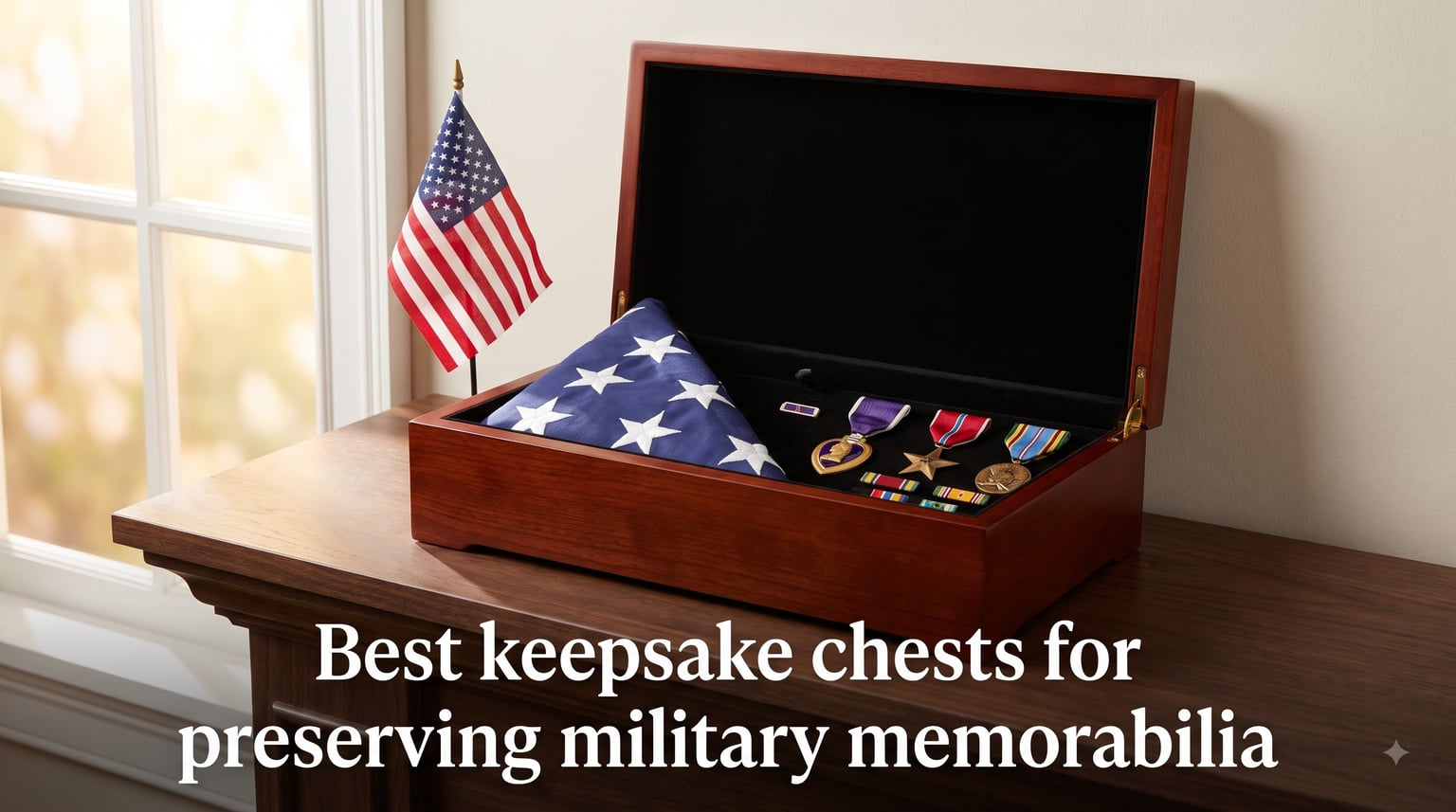 Best keepsake chests for preserving military memorabilia