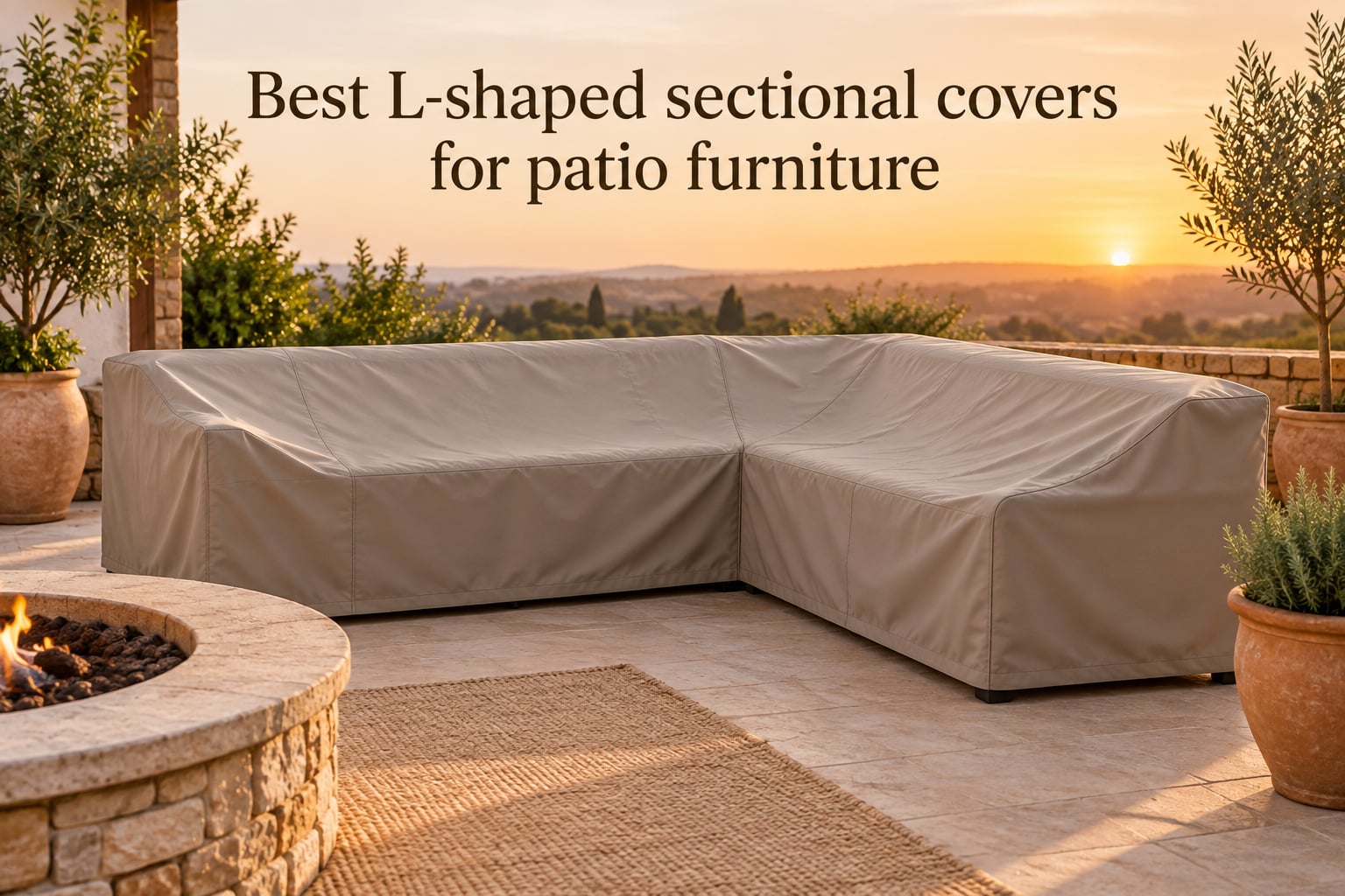 Best L-shaped sectional covers for patio furniture