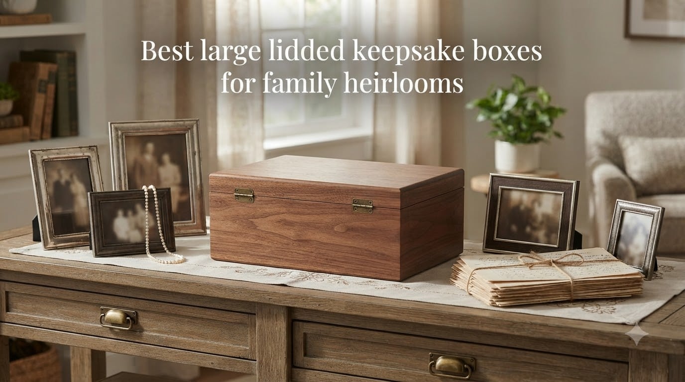 Best large lidded keepsake boxes for family heirlooms