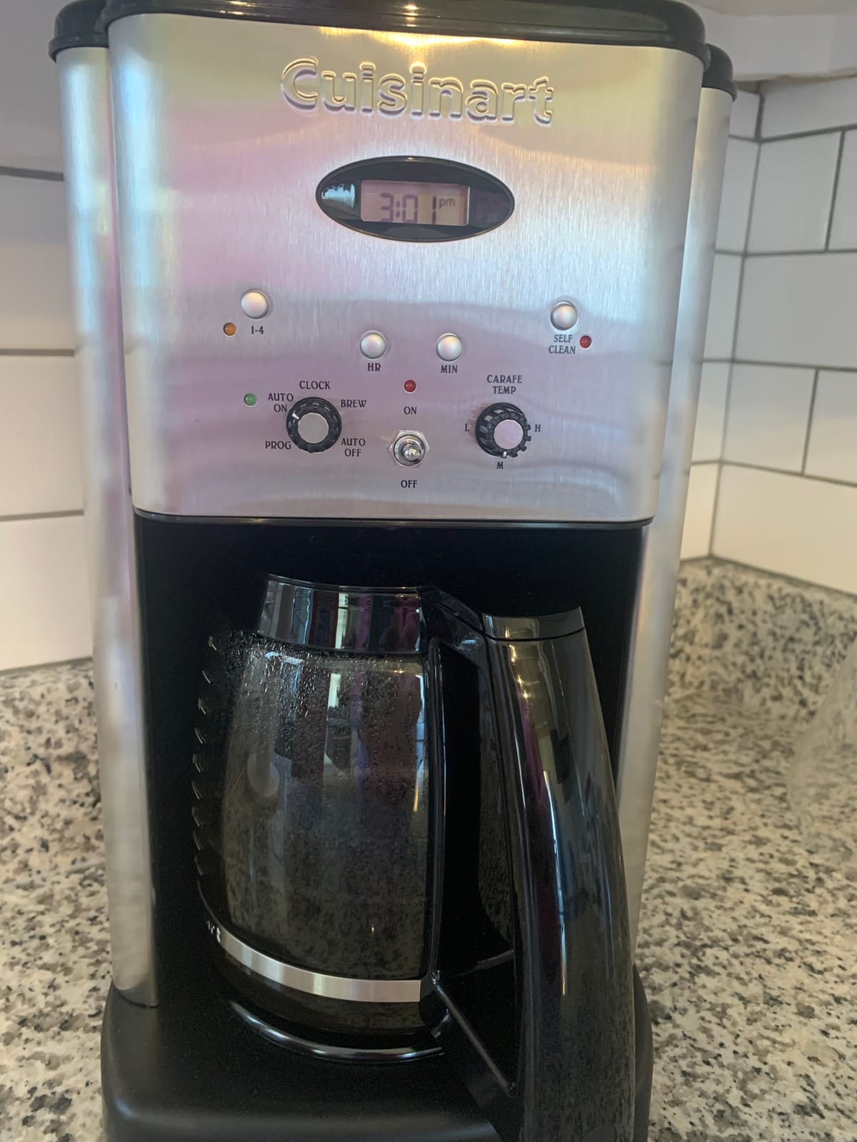 Cuisinart DCC-1200P1 Brew Central 12-Cup Programmable Coffeemaker Coffee Maker, Carafe, Brushed Chrome customer photo 2