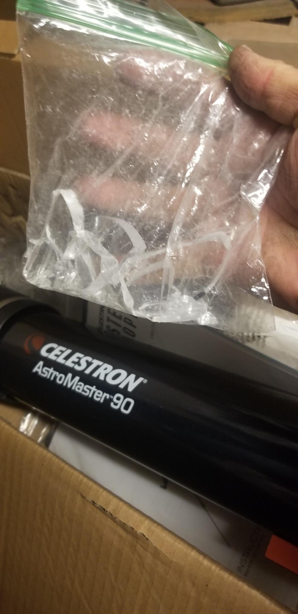 Celestron – AstroMaster 90AZ Telescope – Refractor Telescope – Fully-Coated Glass Optics – Adjustable-Height Tripod – Bonus Astronomy Software Package customer photo 1