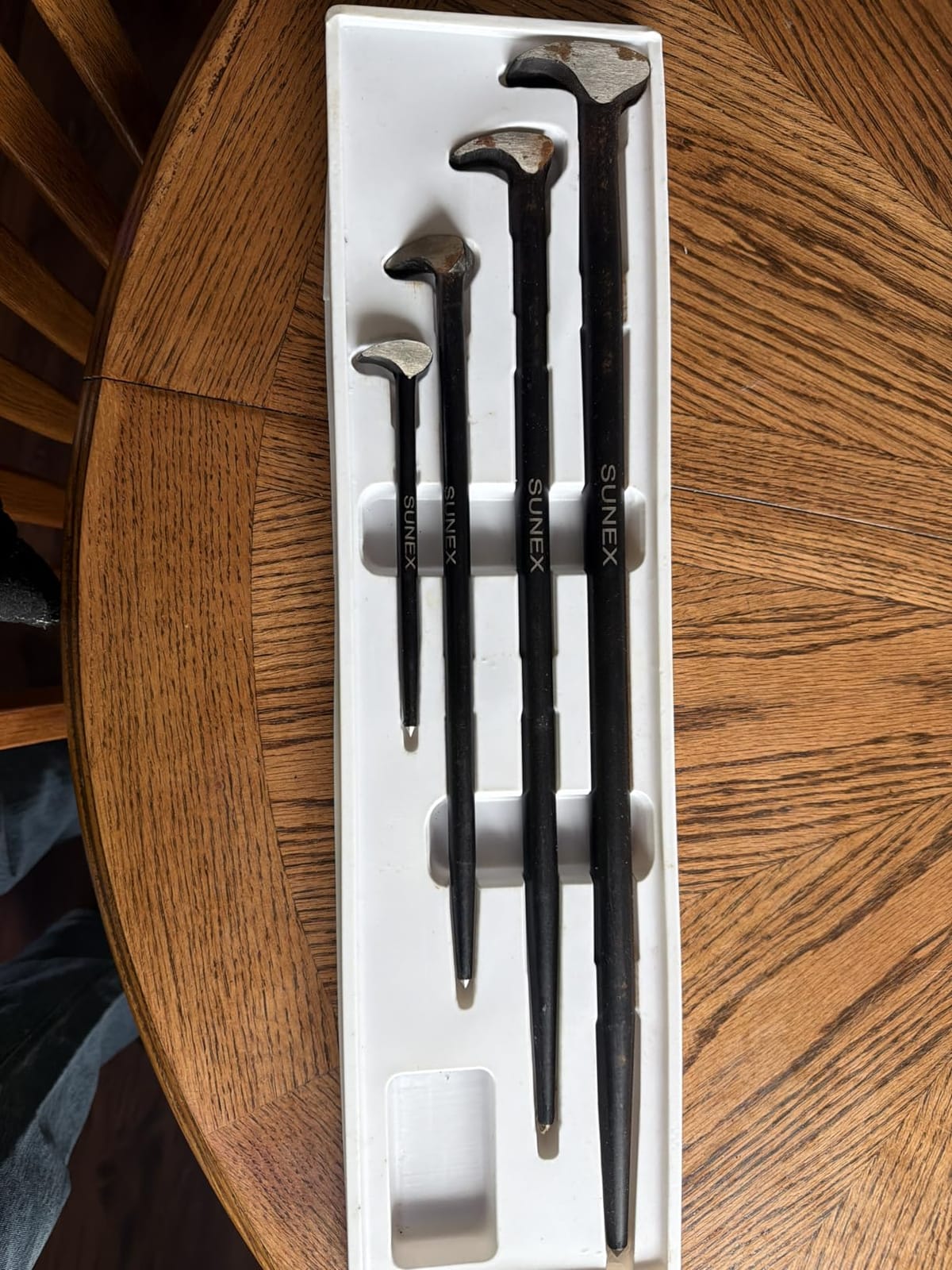 SUNEX TOOLS 9804 Rolling Head Pry Bar Set, 6-Inch - 20-Inch, 4-Piece customer photo 1