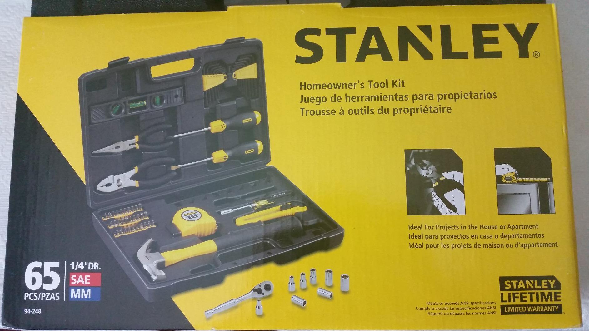 STANLEY Home Tool Kit with Case, 65 Piece (94-248) customer photo 2