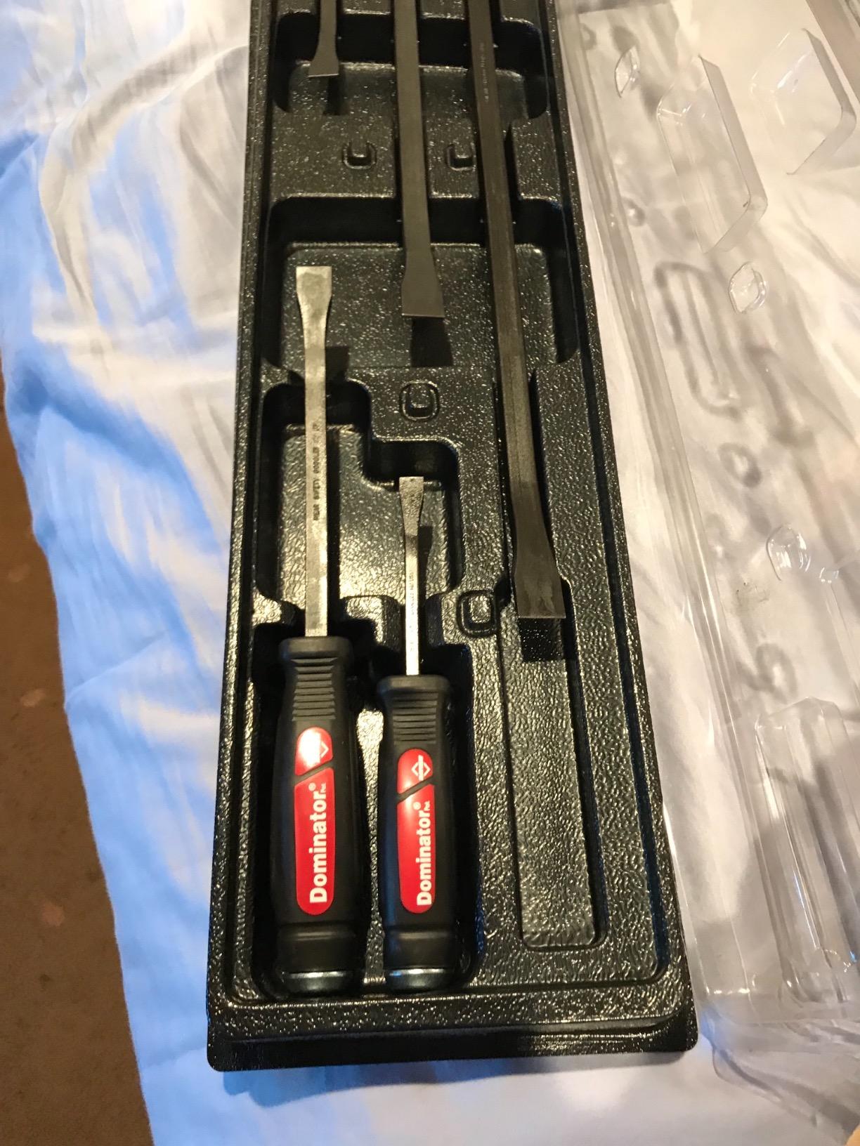 Mayhew Tools 61366 Dominator Pry Bar Set, 5-Piece Curved, Black Oxide Finish customer photo 2