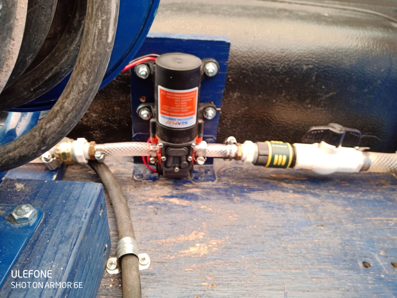 SEAFLO 21 Series Water Pressure Diaphragm Pump - 12V DC, 1.2 GPM, 35 PSI, Adjustable Pressure Switch, Self-Priming, Quiet Operation, Durable Compact Design for RV, Boat, Off-Grid Use - 4-Year Warranty customer photo 1