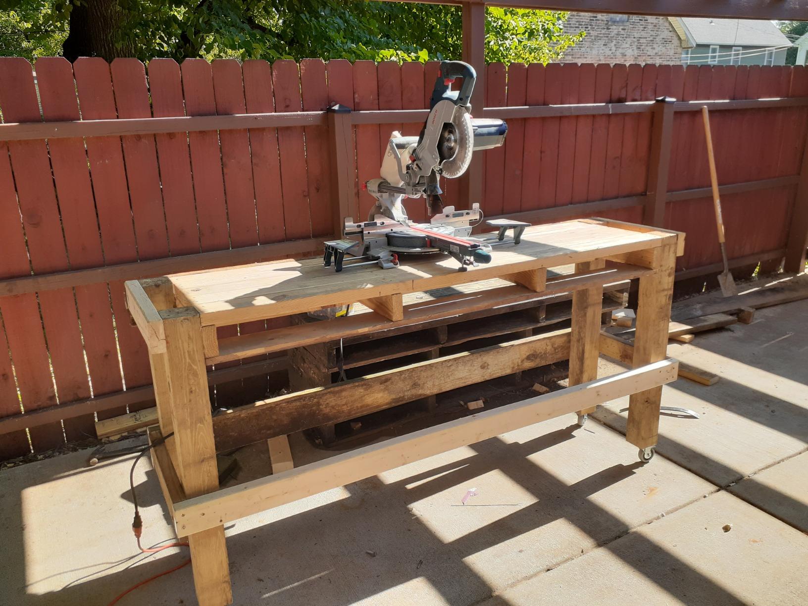BOSCH CM8S 8-1/2 In. Single-Bevel Slide Miter Saw for Woodworking customer photo 1
