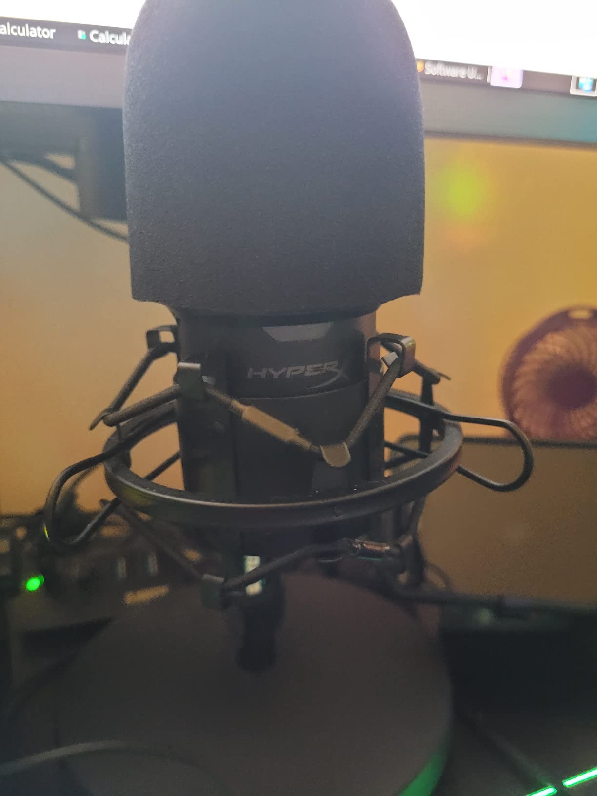 Black Universal Microphone Shock Mount for Large Diameter Diameter 48-51mm Condenser Microphone Metal Construction customer photo 1
