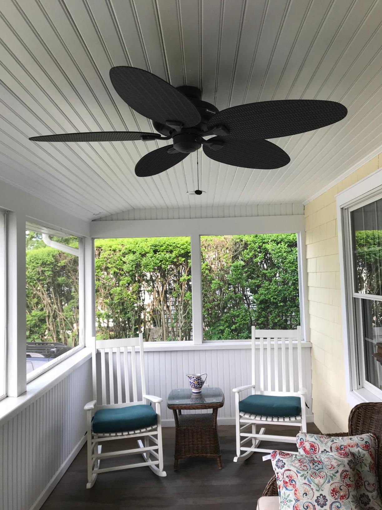 Honeywell Duvall 52 Inch Tropical Indoor/Outdoor Ceiling Fan, Bronze, 50201 customer photo 2