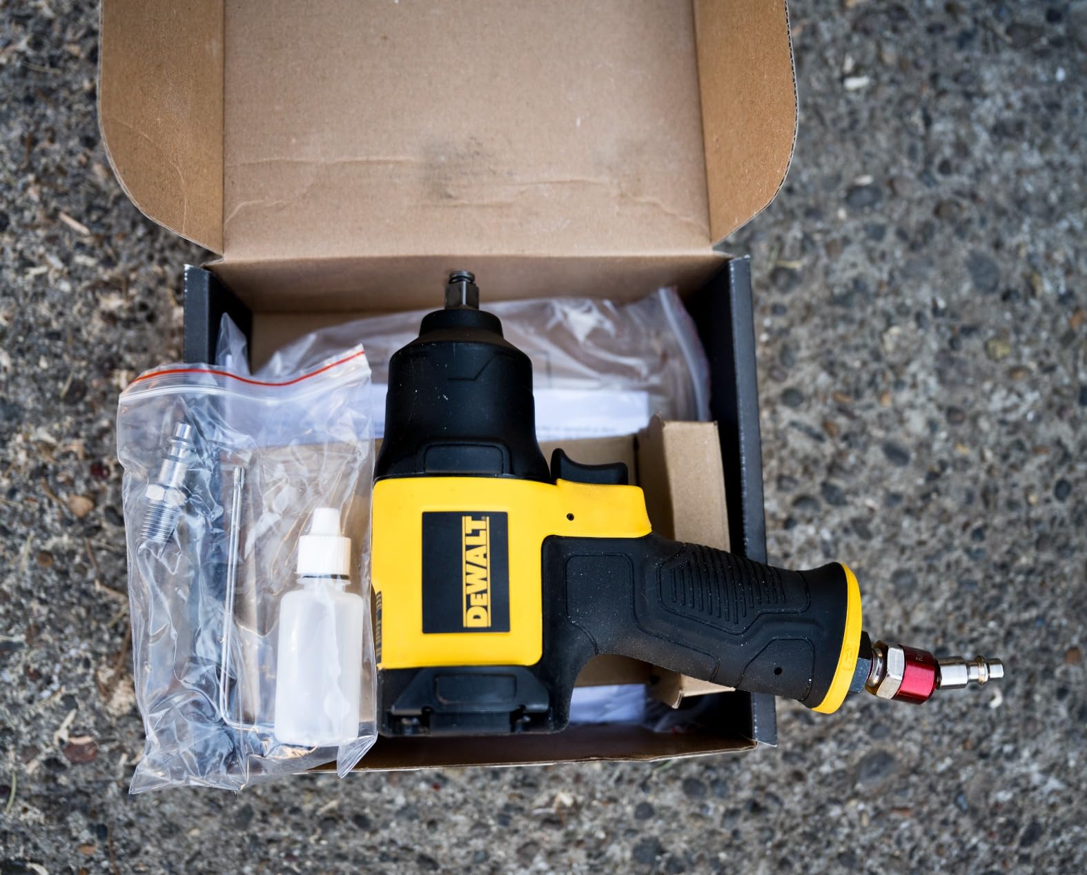 DEWALT 1/2-Inch Drive Impact Wrench,Yellow, Black, Pneumatic (DWMT70774) customer photo 2