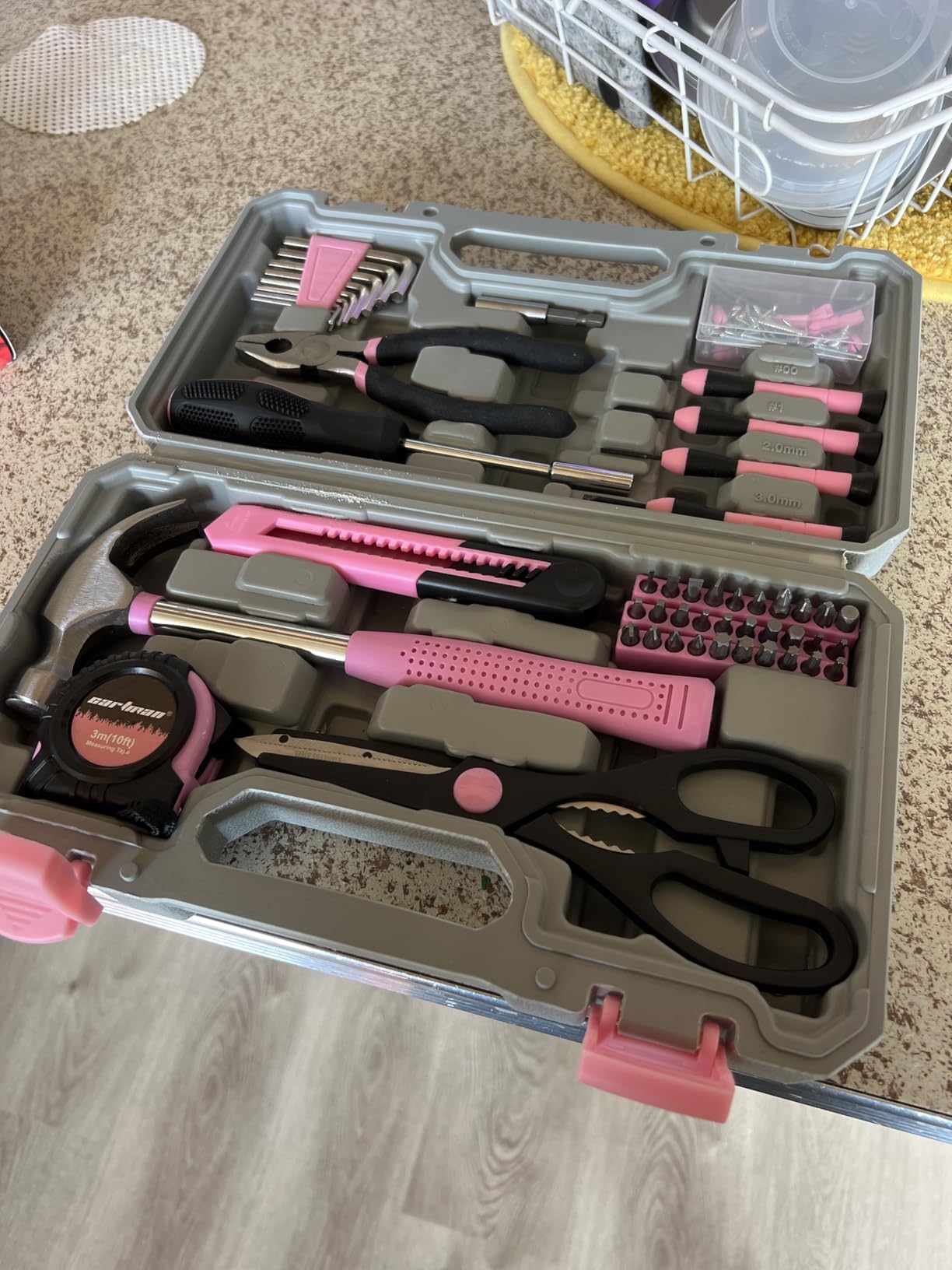 CARTMAN 39-Piece Household Tool Set, Orange Hand Kit With Storage Case customer photo 2