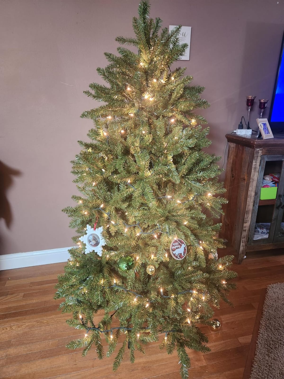 National Tree Company 6ft Unlit Dunhill Fir Artificial Full Christmas Tree customer photo 1