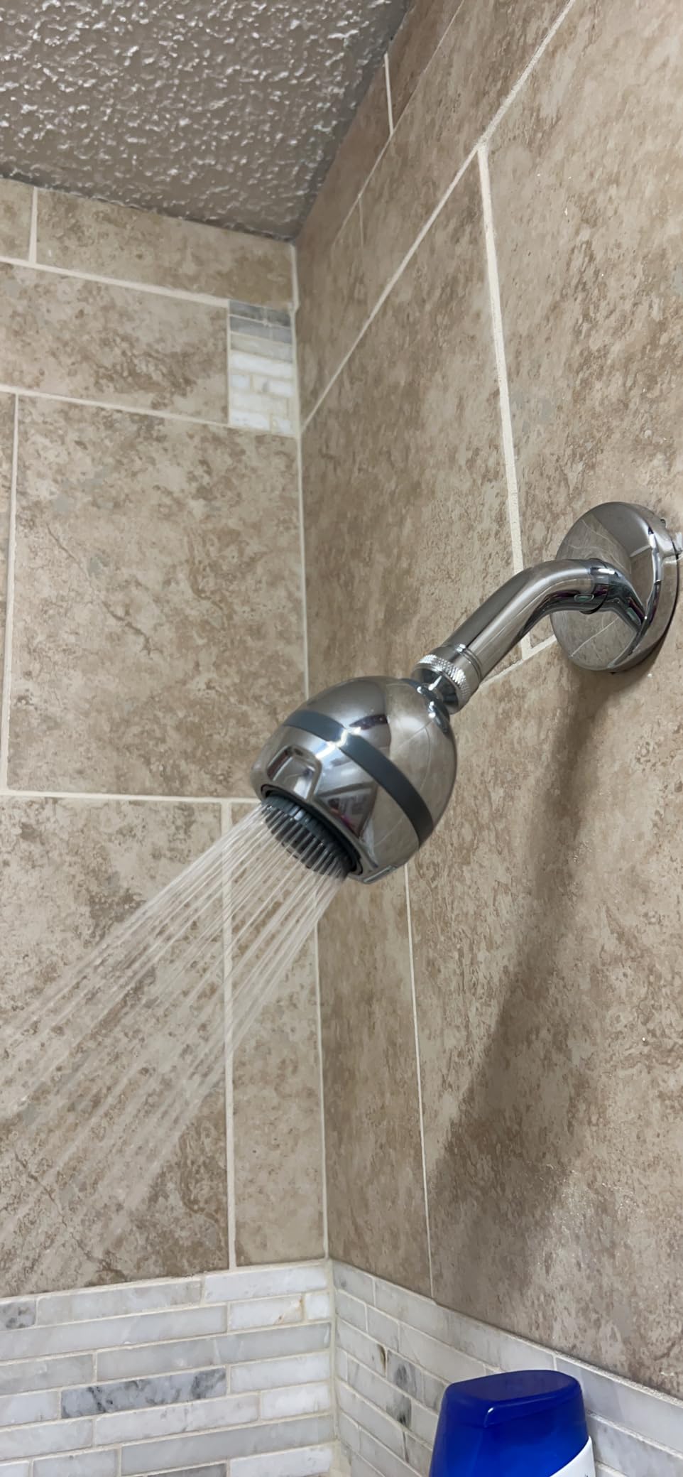 Extreme performance for low water pressure The Fire Hydrant Spa Short Chrome Massager Shower Head customer photo 2