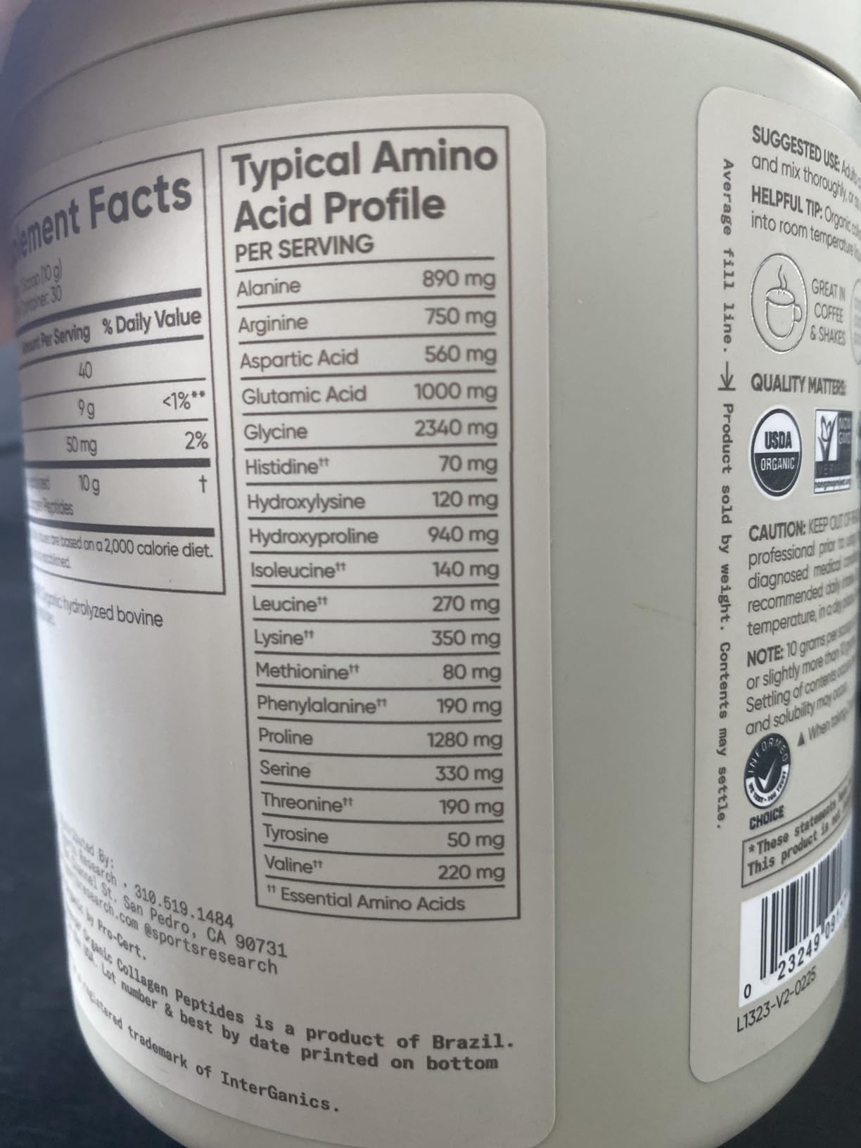 Sports Research Collagen Peptides customer photo 1