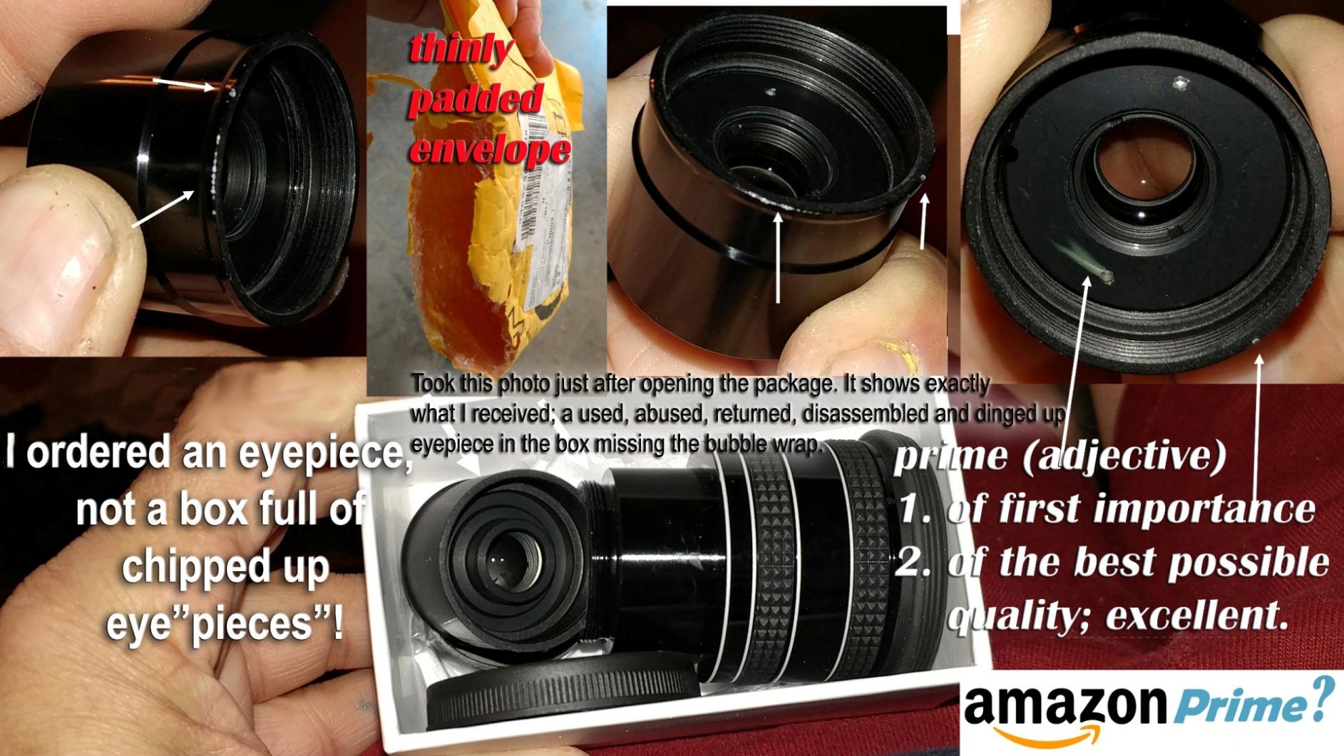 Astromania Telescope Eyepiece 4mm, Wide Angle 58° Planetary Eyepiece 1.25