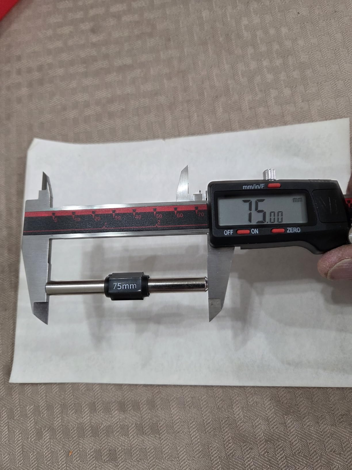 VINCA IP54 Grade Digital Caliper, DCLA-0605 6 Inch/150mm, Inch/Millimeter/Fraction Conversion, Stainless Steel, Large LCD Screen customer photo 1
