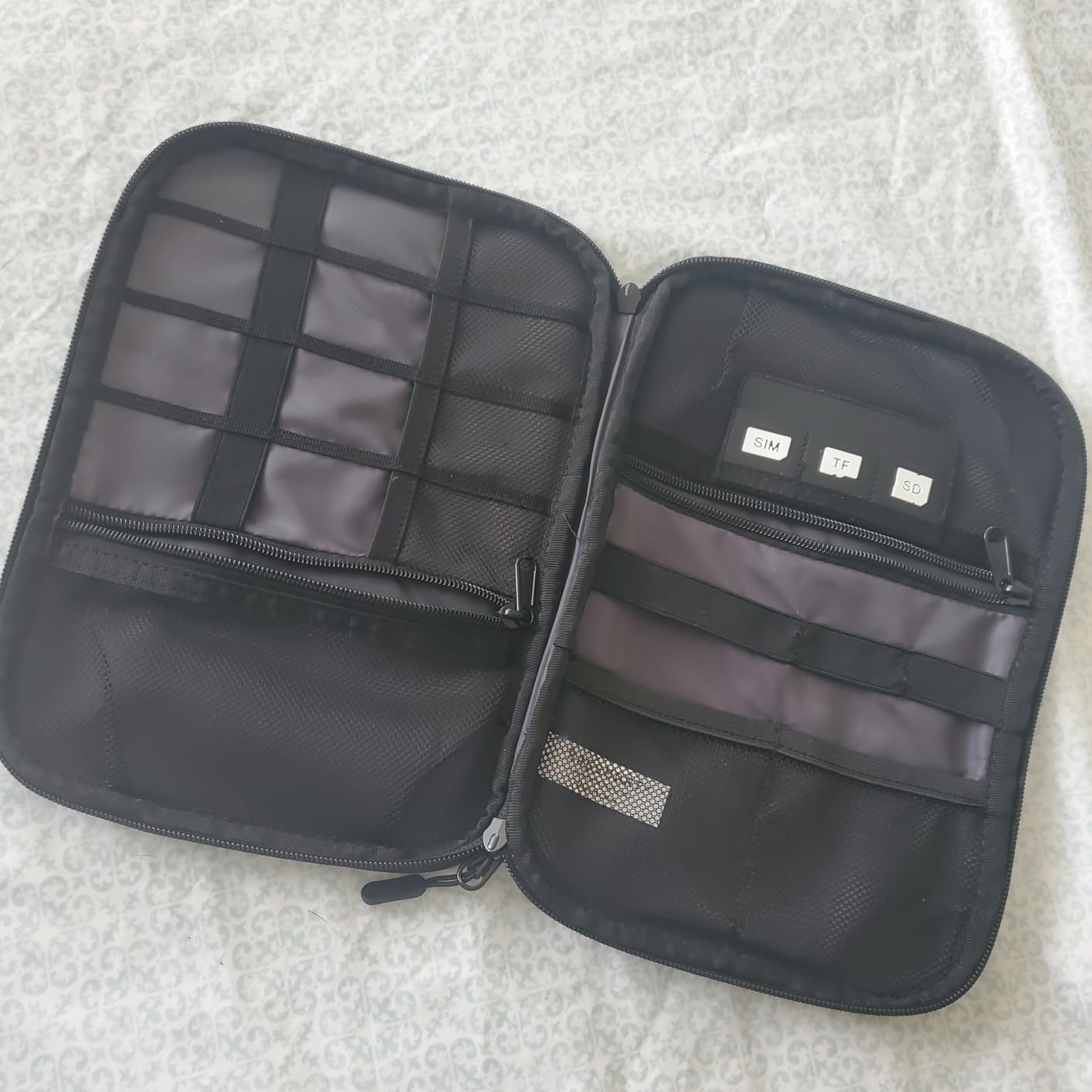 BAGSMART Large Electronic Organizer Travel Case for Tech Accessories, Black customer photo 1