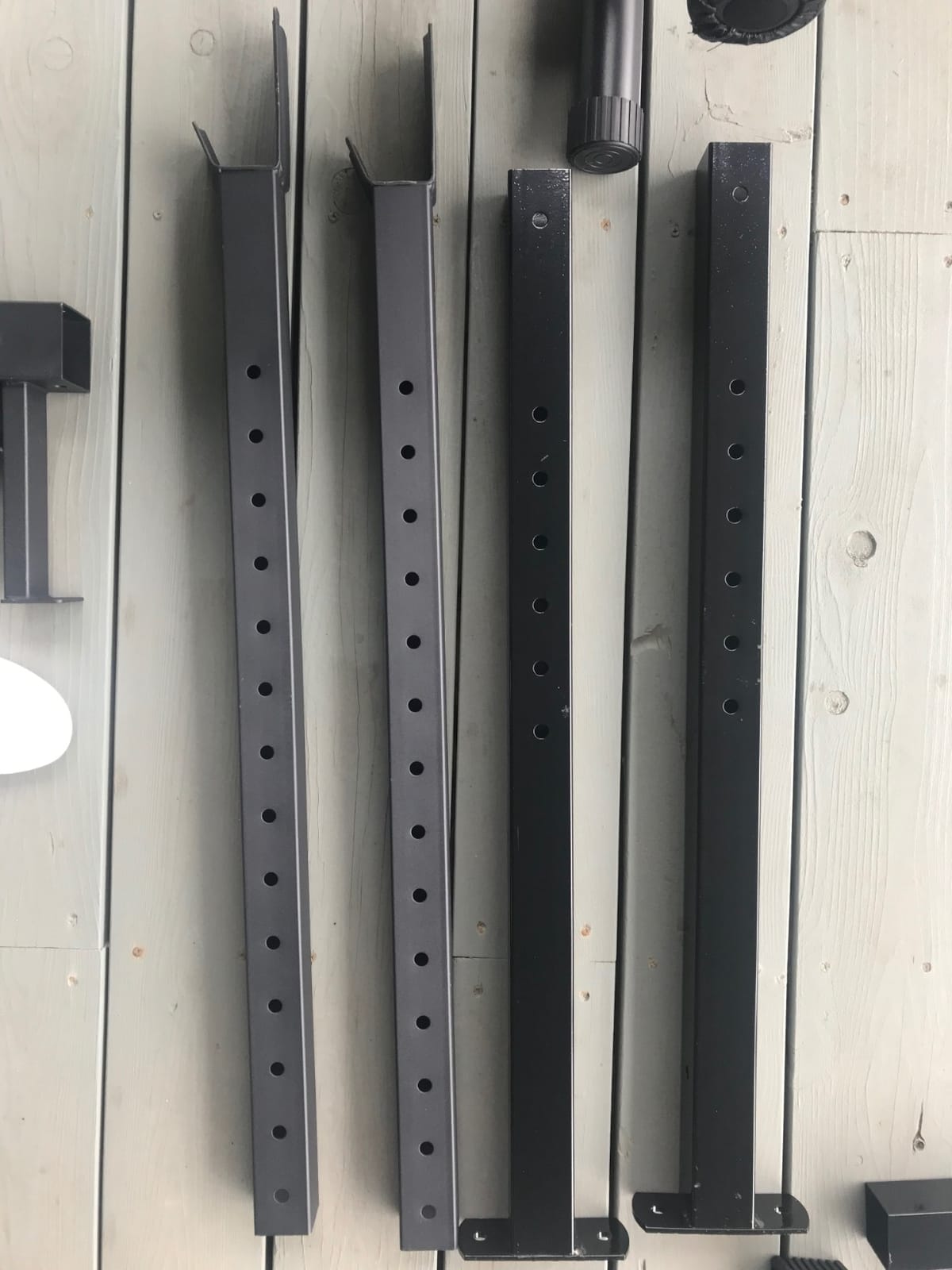 Yaheetech Adjustable Squat Rack Pair, Barbell Bench Press Stands, Home Gym customer photo 1