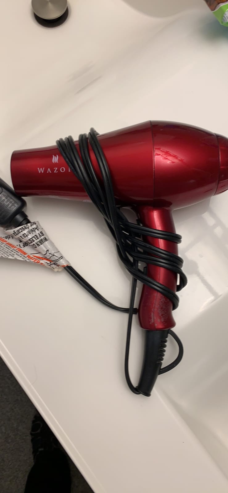 Mini Lightweight Hair Dryer for Pour Painting & RV Compact Travel Blow Dryer for Kids 1000W Ionic Dryer with Concentrator, Cool Shot Button customer photo 1