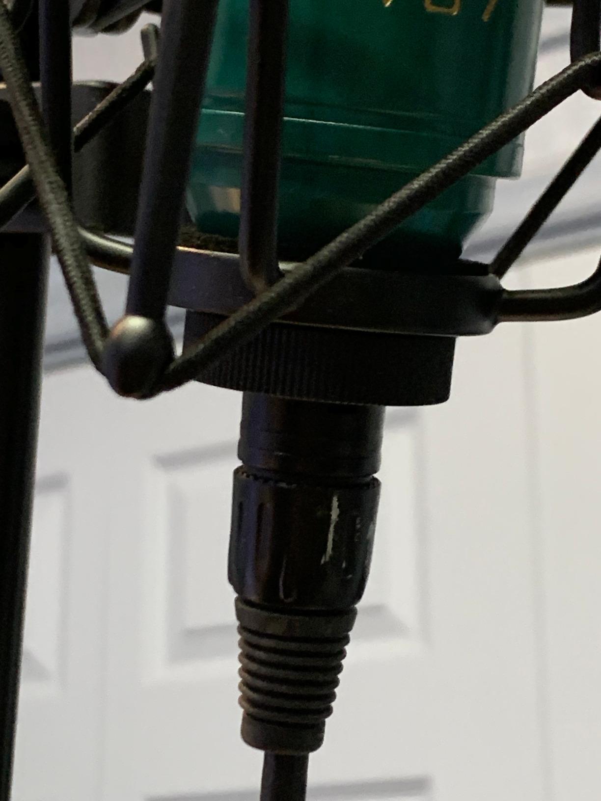 Microphone Shock Mount Mic Holder - Anti Vibration Spider Shockmount Compatible with Many Condenser Mics Like AT2020 MXL 770 MXL 990 Samson G Track Pro Rode Procaster NT1-A Neumann U87 etc. customer photo 1