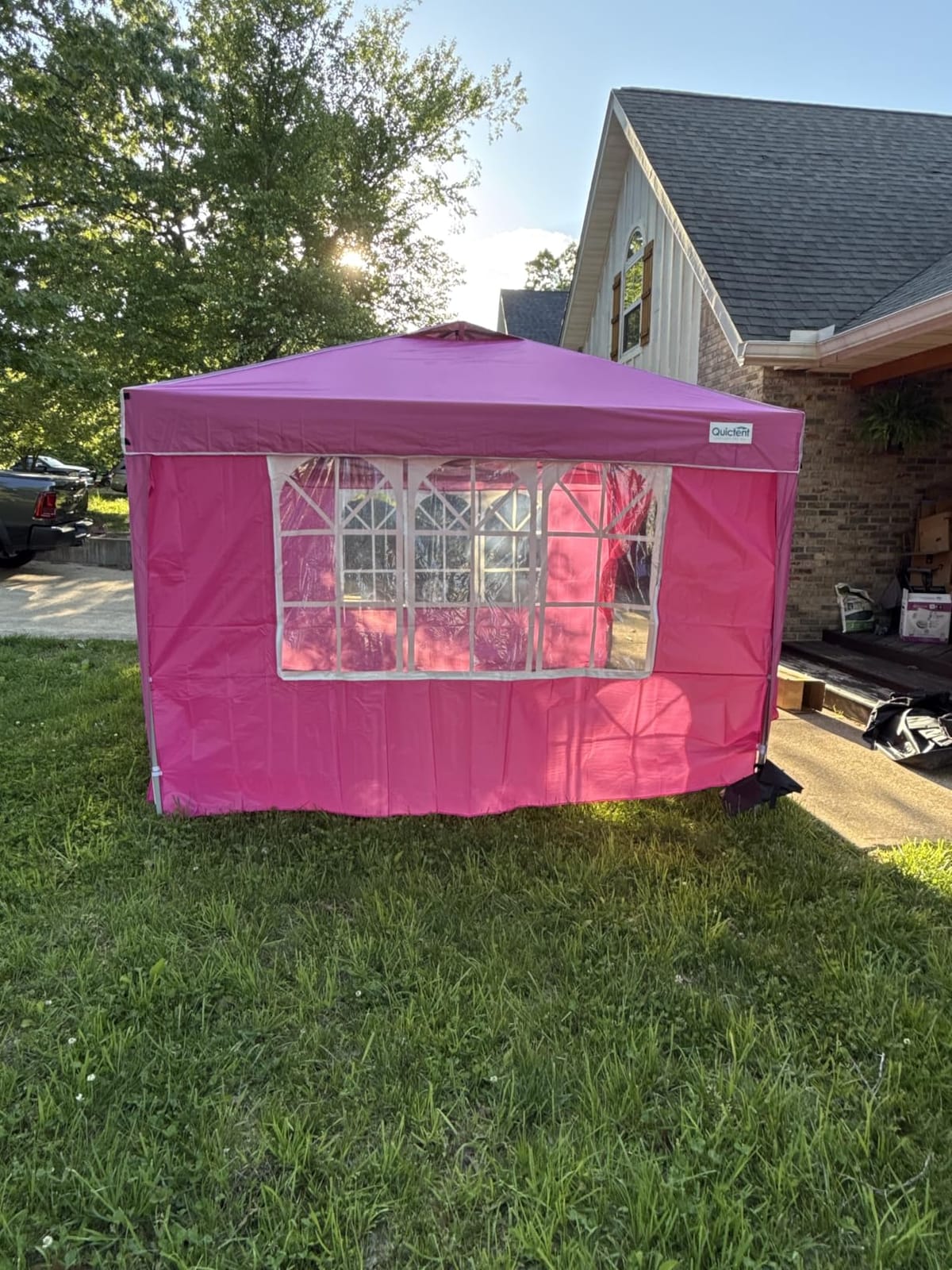 Quictent Pop up Canopy Tent 10'x10' with 4 Detachable Window Sidewalls customer photo 2