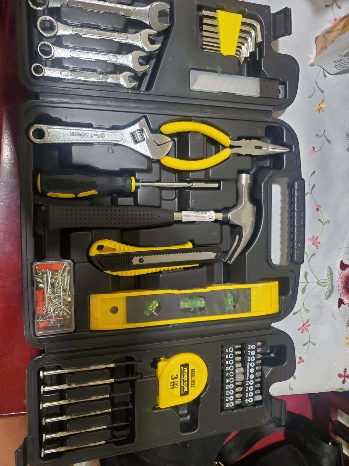 DOWELL Tool Set, 90 Piece Tool Kit with Wrench Set, Home Tools customer photo 2