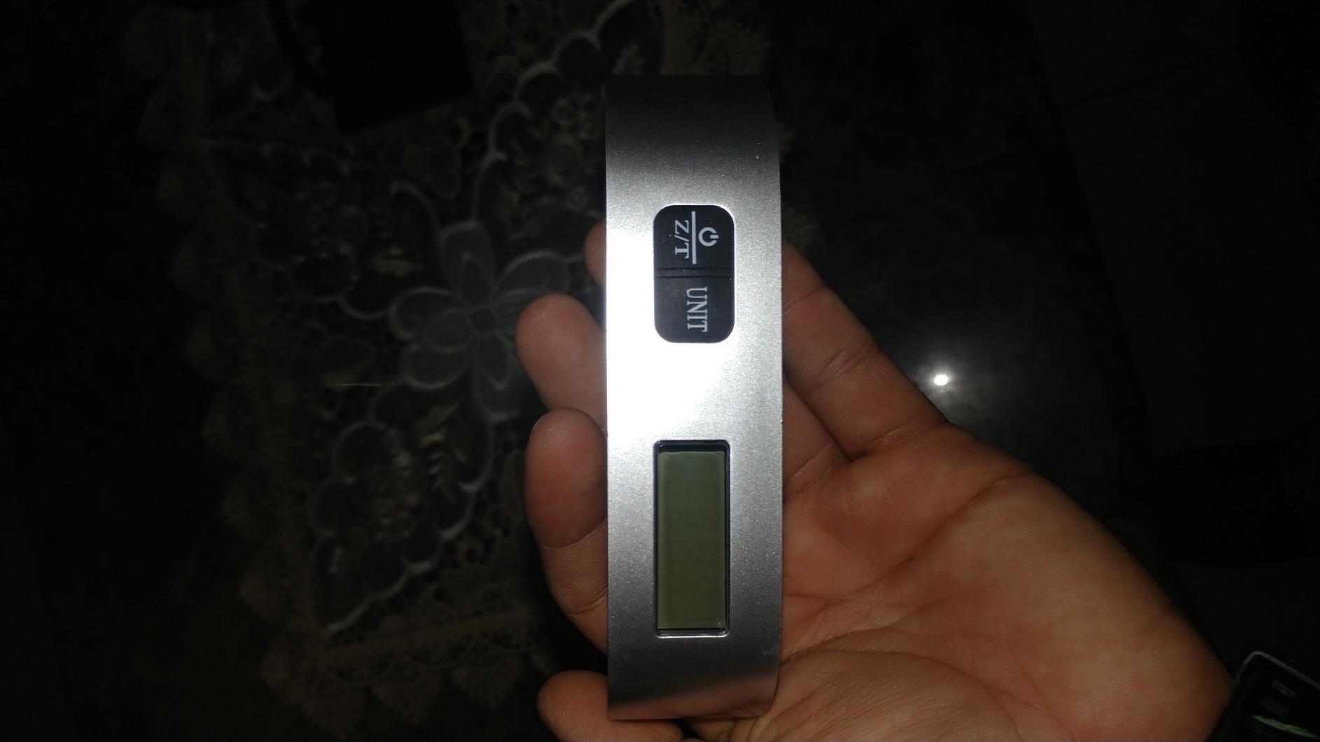 Fosmon Digital Luggage Scale, 110lbs Suitcase Baggage Scale, 1 Pack Silver customer photo 2