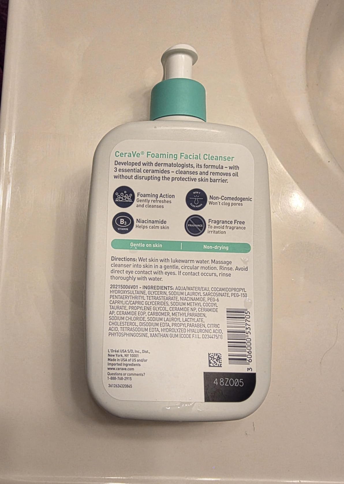 CeraVe Foaming Cleanser customer photo 1
