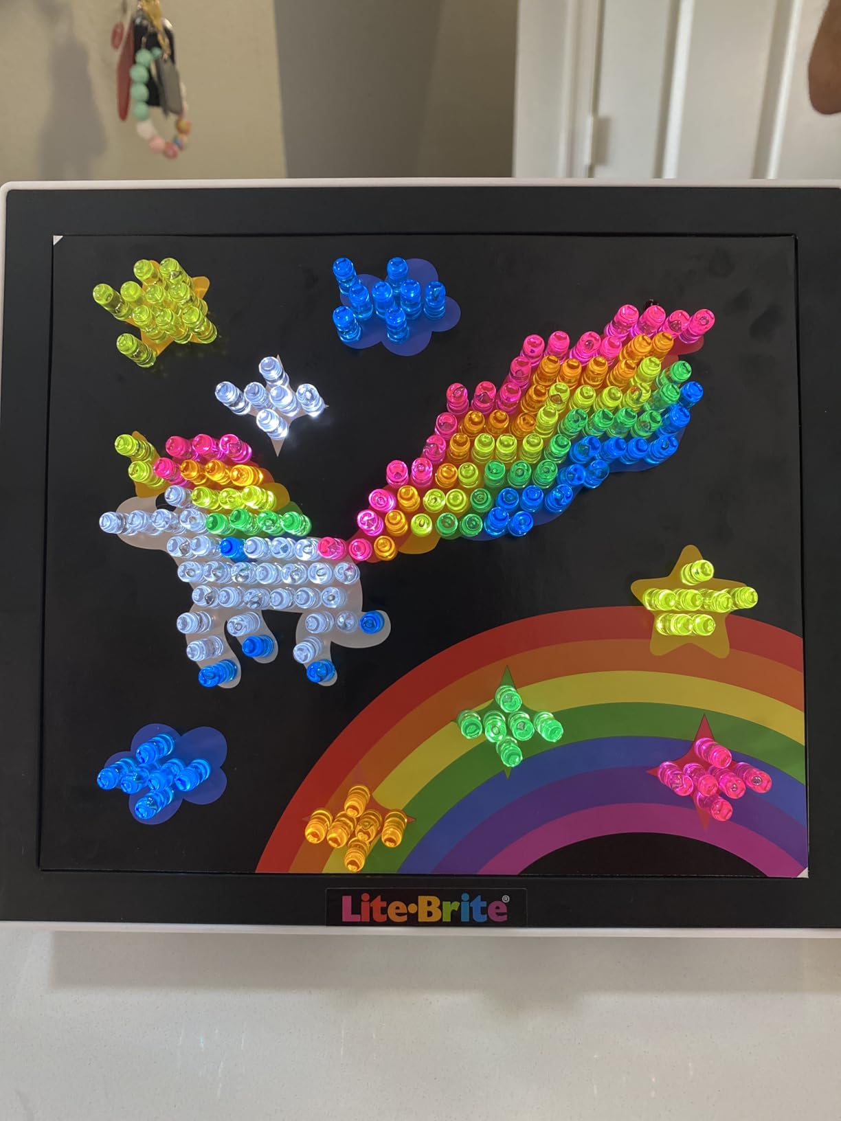 Lite Brite Classic, Favorite Retro Toy - Create Art with Light, STEM, Educational Learning, Holiday, Birthday, Gift, Boys, Kid, Toddler, Girls Age 4+ customer photo 2