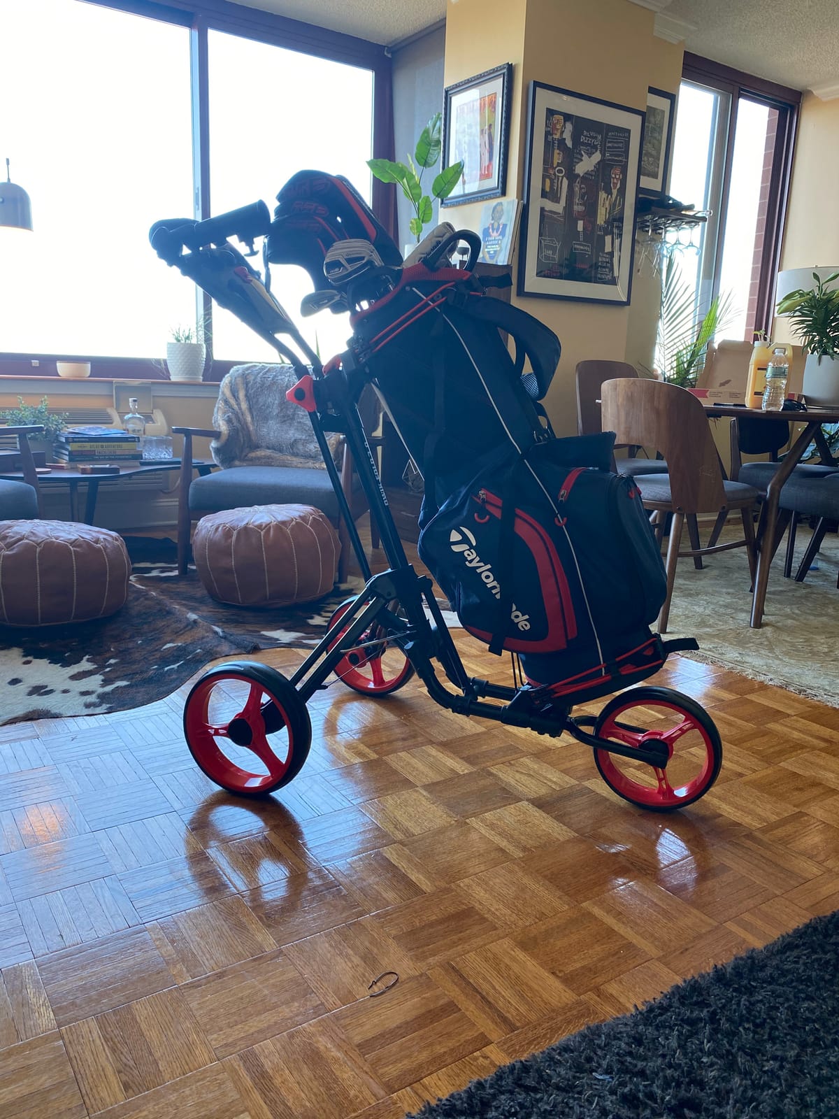 Qwik-Fold - 3-Wheel Golf Push Cart customer photo 1