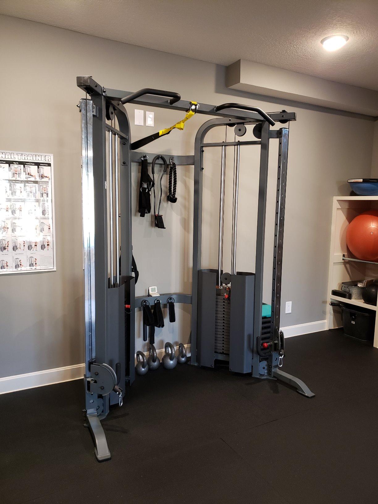 XMARK Cable Machine with Cable Attachments, Functional Trainer Dual Weight Stack Cable Pulley Machine, Commercial and Home Gym System customer photo 2