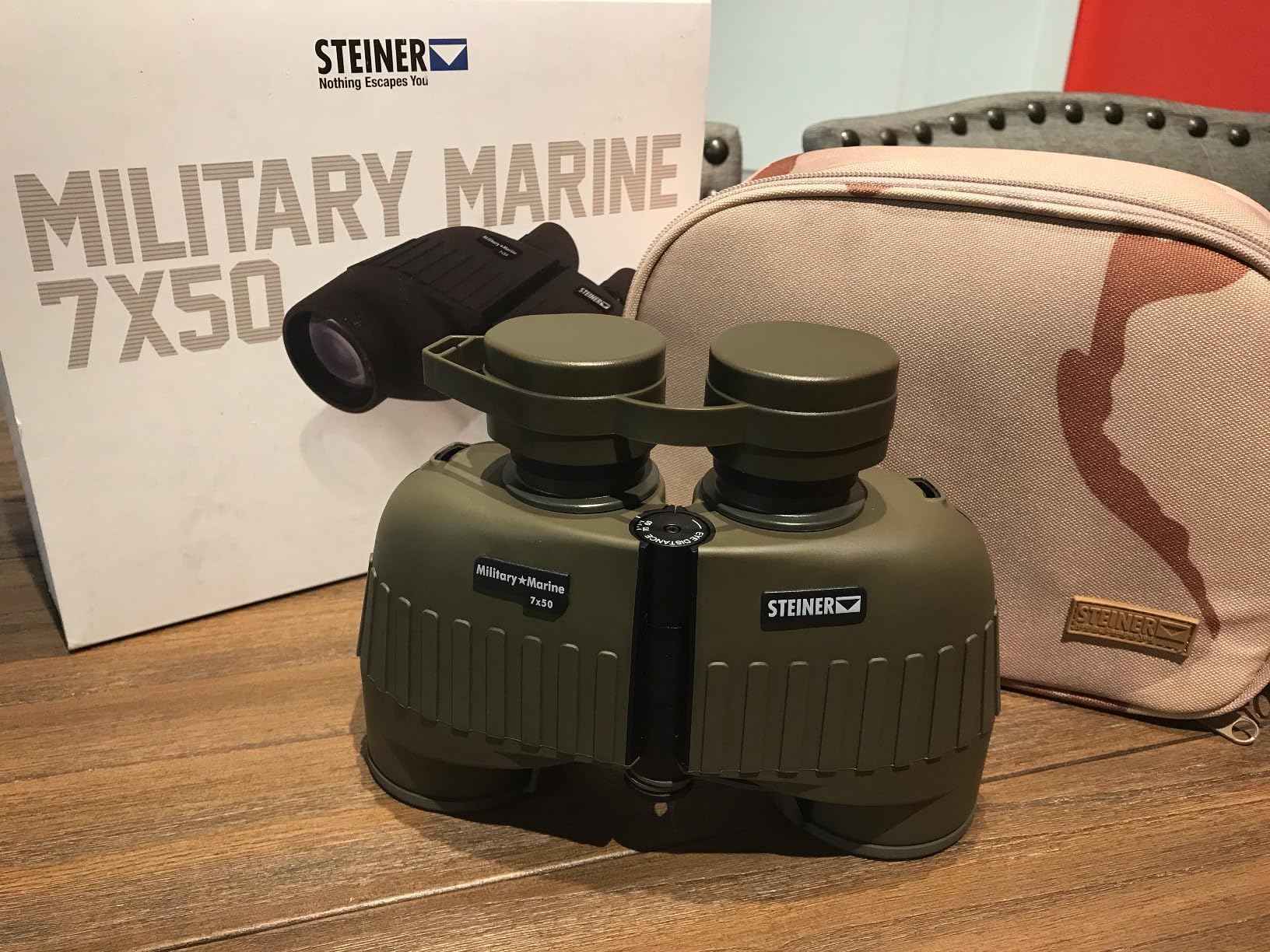 Steiner Military-Marine 7x50mm Binoculars – Legendary Tactical Optics with Sports-Auto-Focus, Floating Prism Shock Absorption, Waterproof, and Heritage Warranty customer photo 1