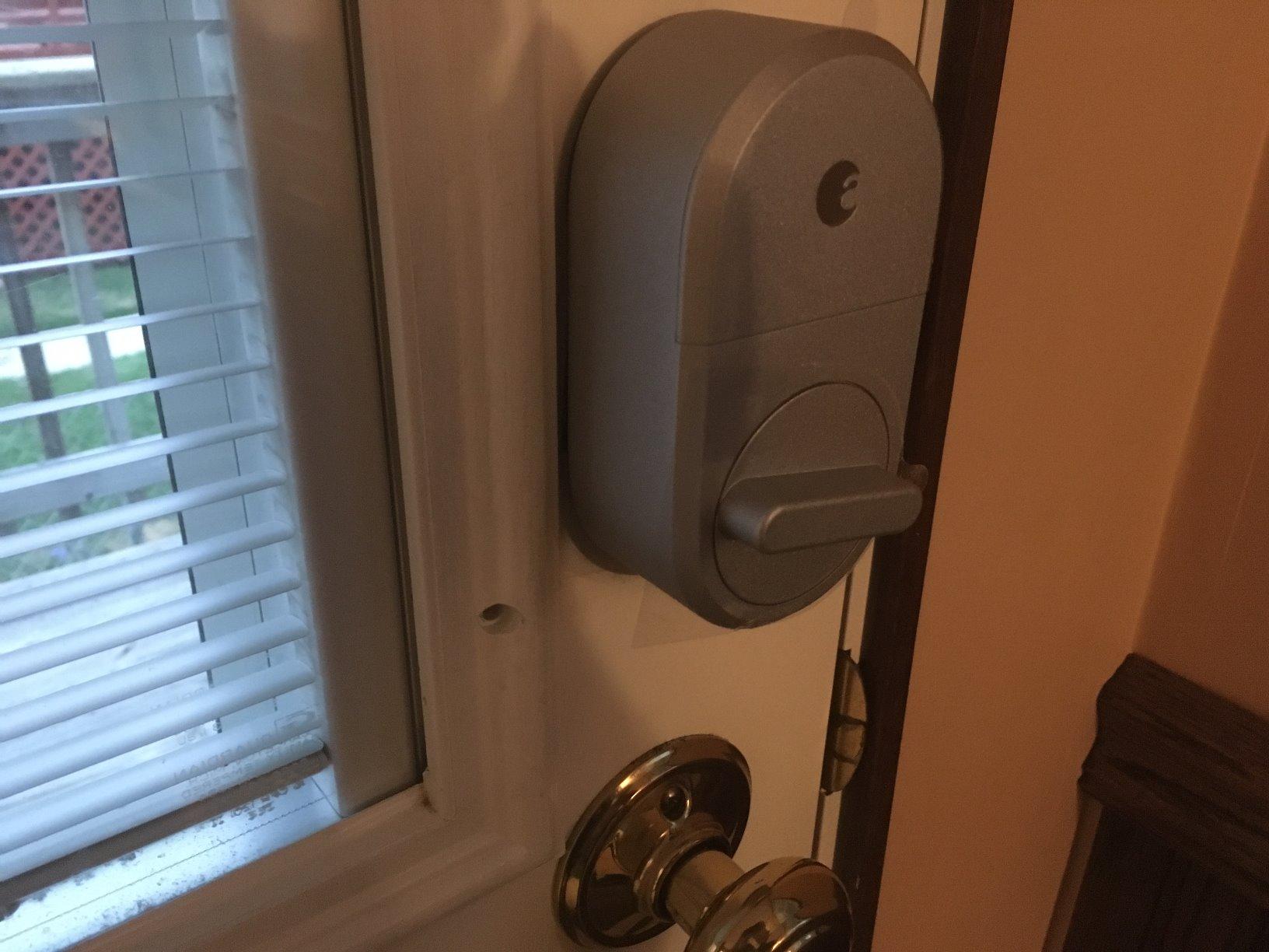 August Home Smart Lock, 3rd Generation – Silver customer photo 2