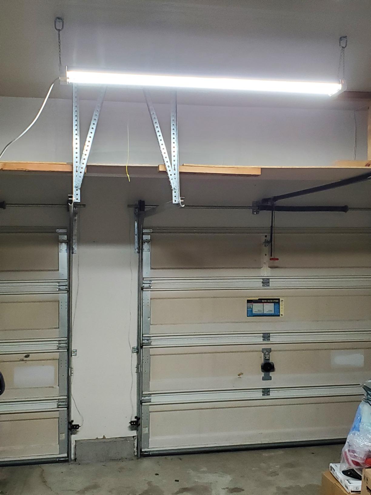 LEONLITE 2-Pack 4FT Motion Sensor LED Utility Shop Light, 40W, 5000K customer photo 2
