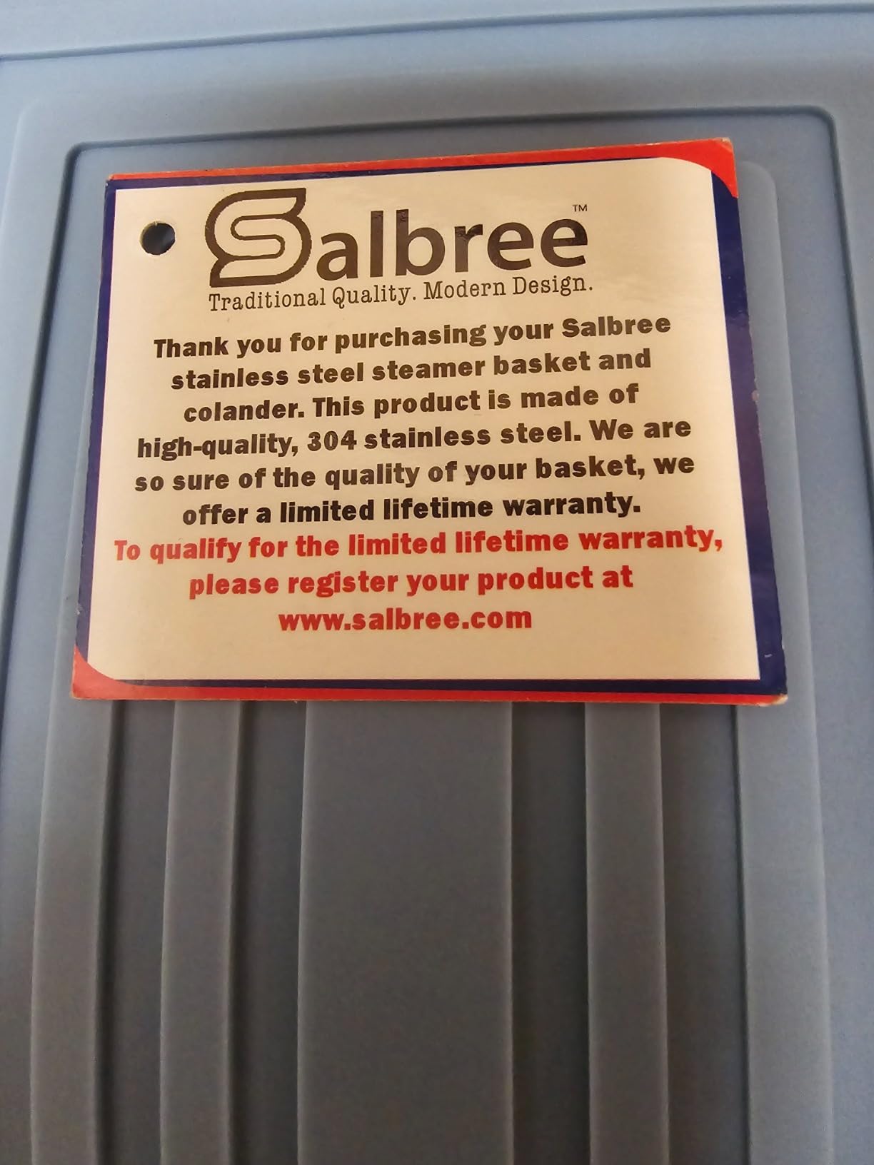 Salbree 8-Quart Steamer Basket customer photo 1